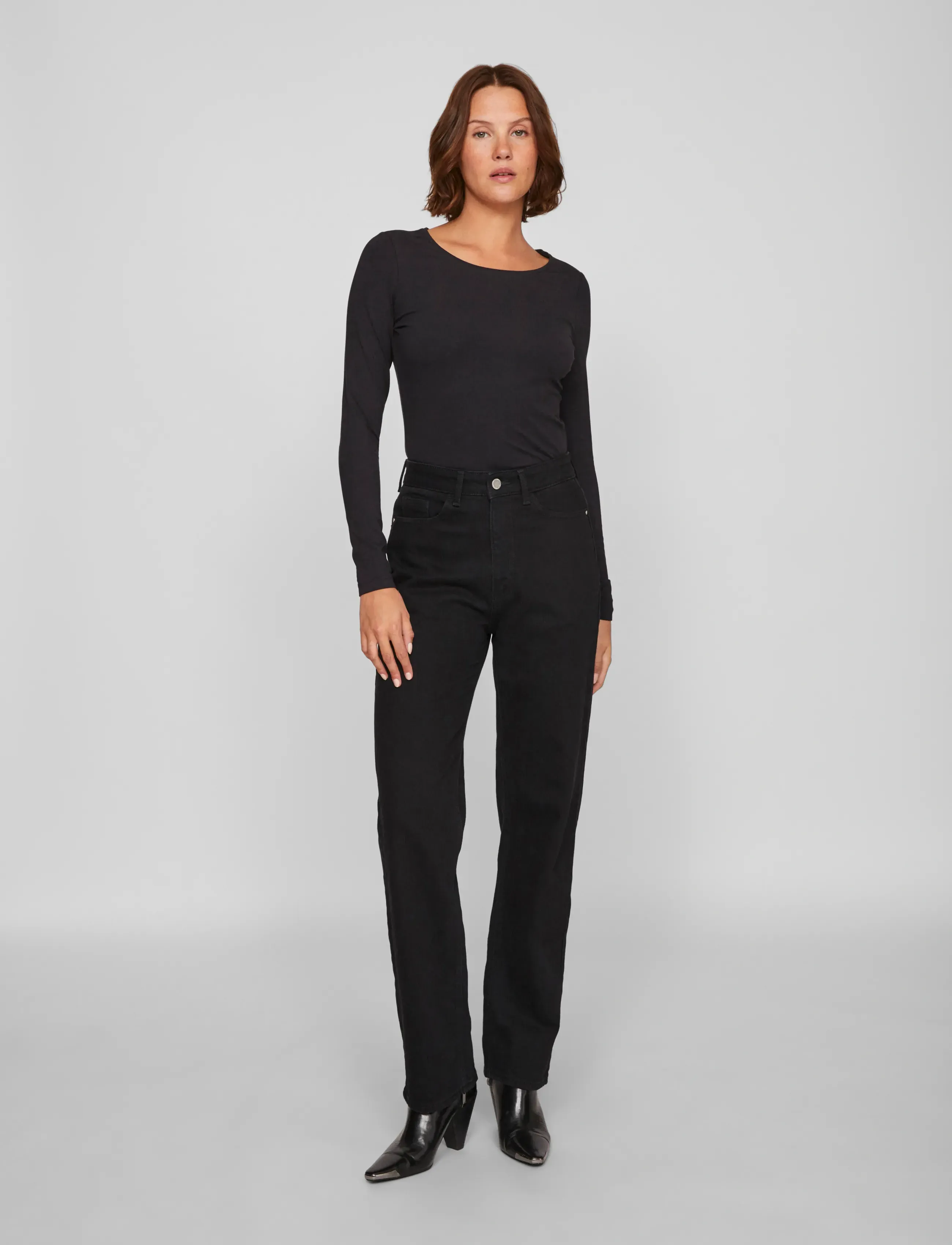 VILA Vinora L/S O-NECK TOP NOOS t-shirts dam – bild 9