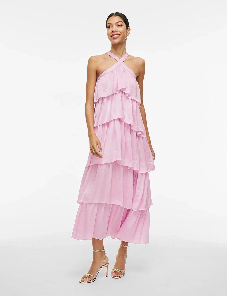 Vila - VIFILUKA H/N S/L ANKLE DRESS/DC/R/BFS - winsome orchid - 0
