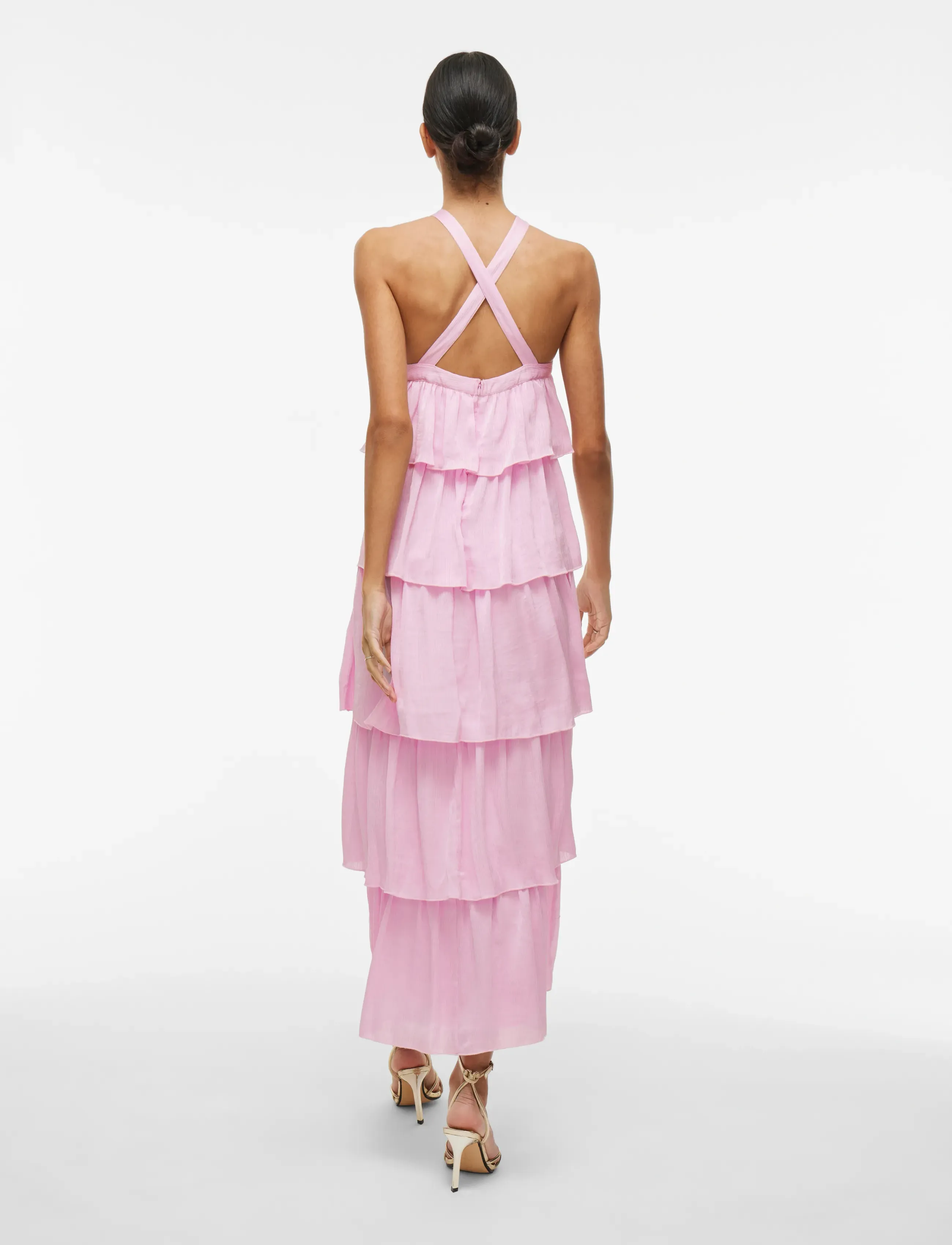 Vila - VIFILUKA H/N S/L ANKLE DRESS/DC/R/BFS - winsome orchid - 3