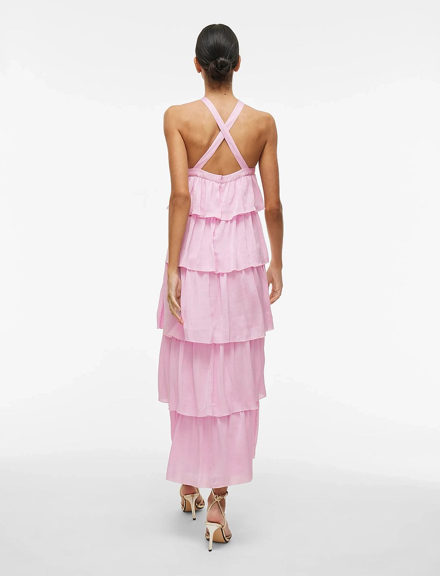 Vila - VIFILUKA H/N S/L ANKLE DRESS/DC/R/BFS - winsome orchid - 3