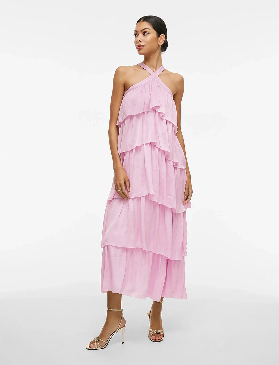 Vila - VIFILUKA H/N S/L ANKLE DRESS/DC/R/BFS - winsome orchid - 4