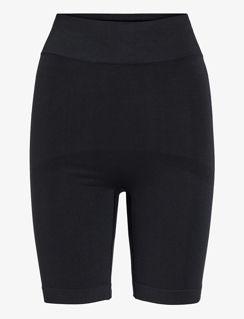 Vila - VIMACIE HW SEAMLESS SHORTS - cycling shorts - black beauty - 0