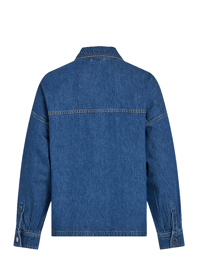 Vila - VICREEK L/S DENIM SHIRT - džinsiniai marškiniai - medium blue denim - 1