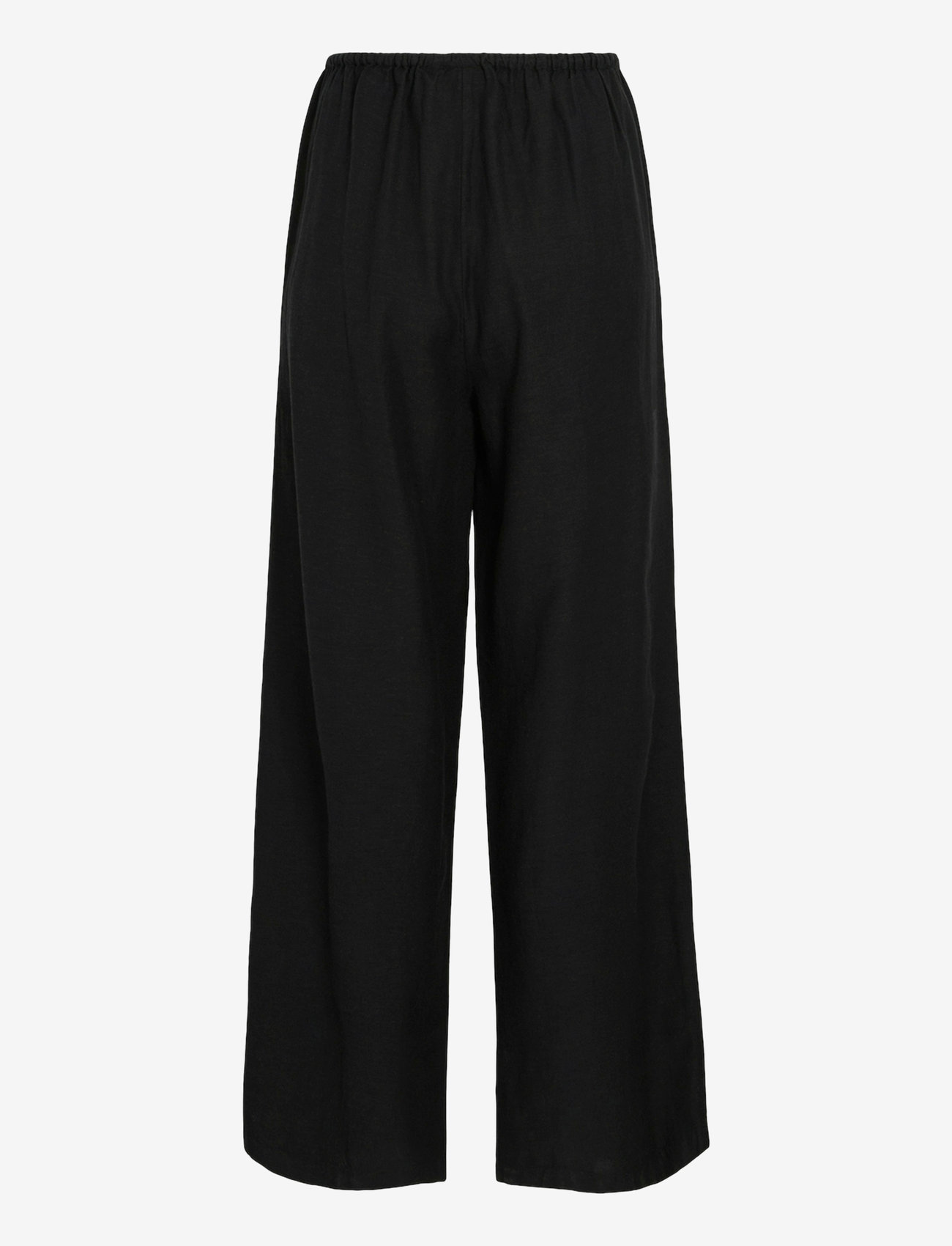 Vila - VIPRISILLA RW PANTS - bukser med brede ben - black beauty - 2