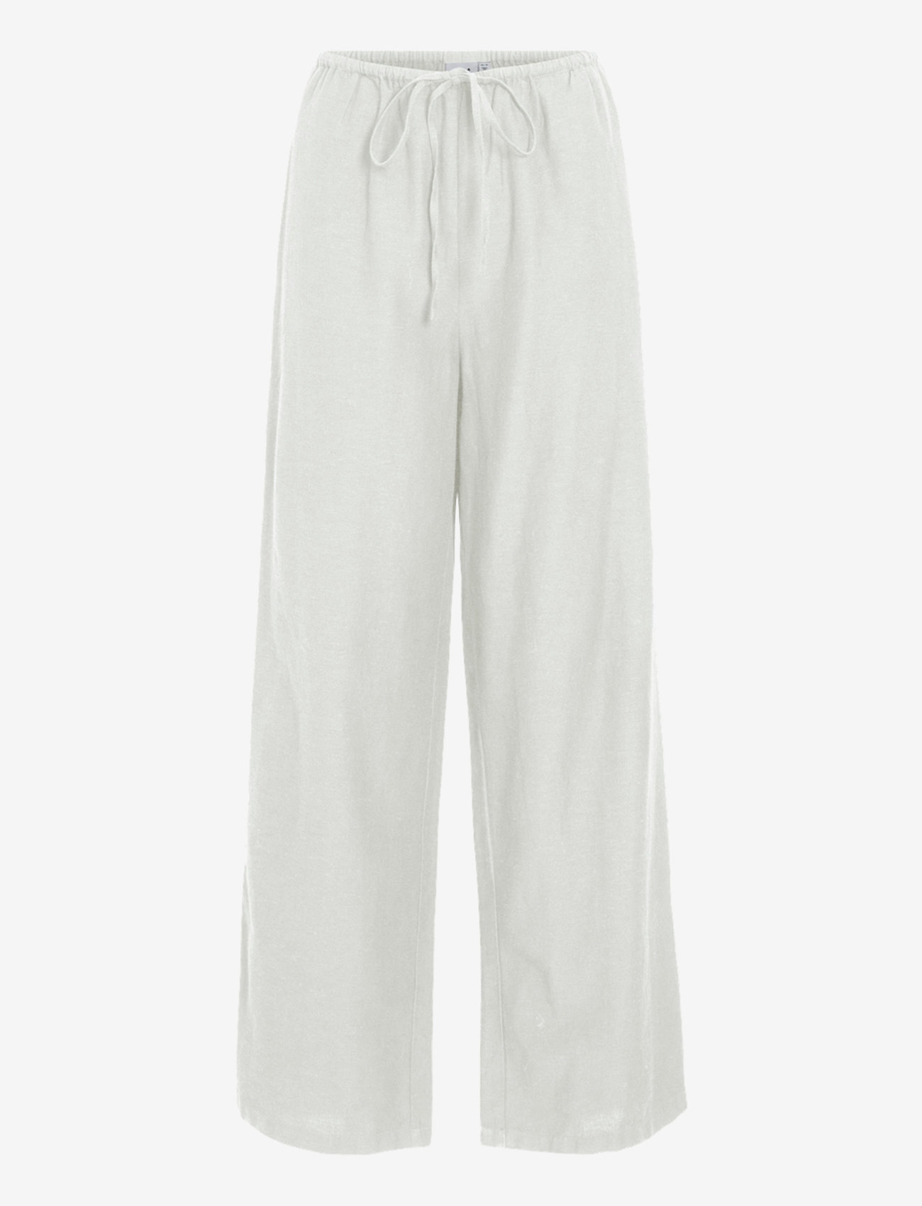 Vila - VIPRISILLA RW PANTS - hosen mit weitem bein - snow white - 0
