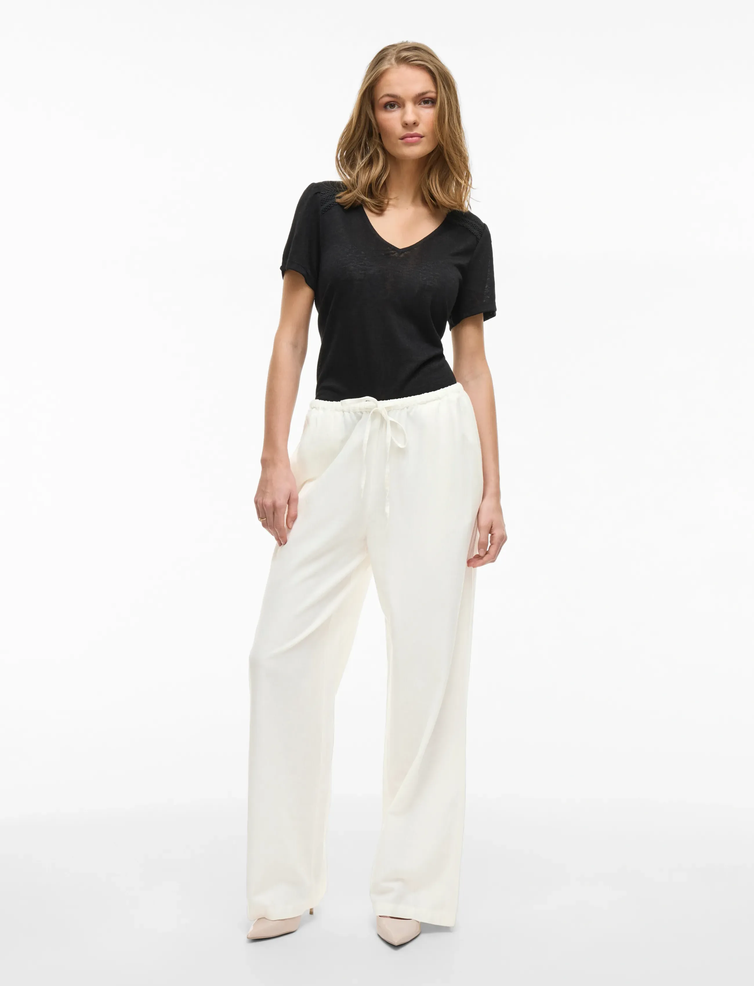 VILA Viprisilla Rw Pants chinos dam – bild 3