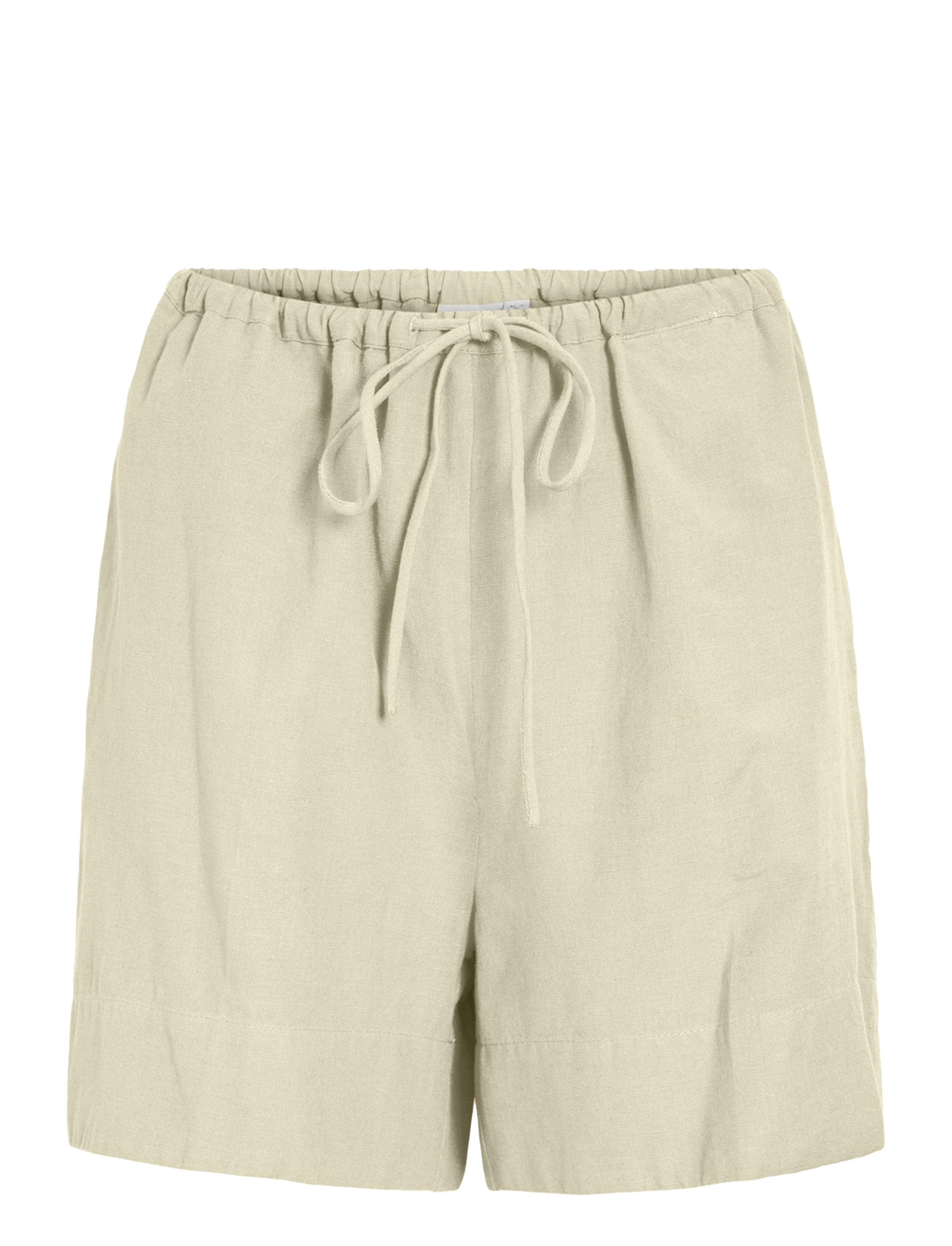 Vila VIPRISILLA RW SHORTS - Casual shorts - SUPER LIGHT NATURAL MELAN / green