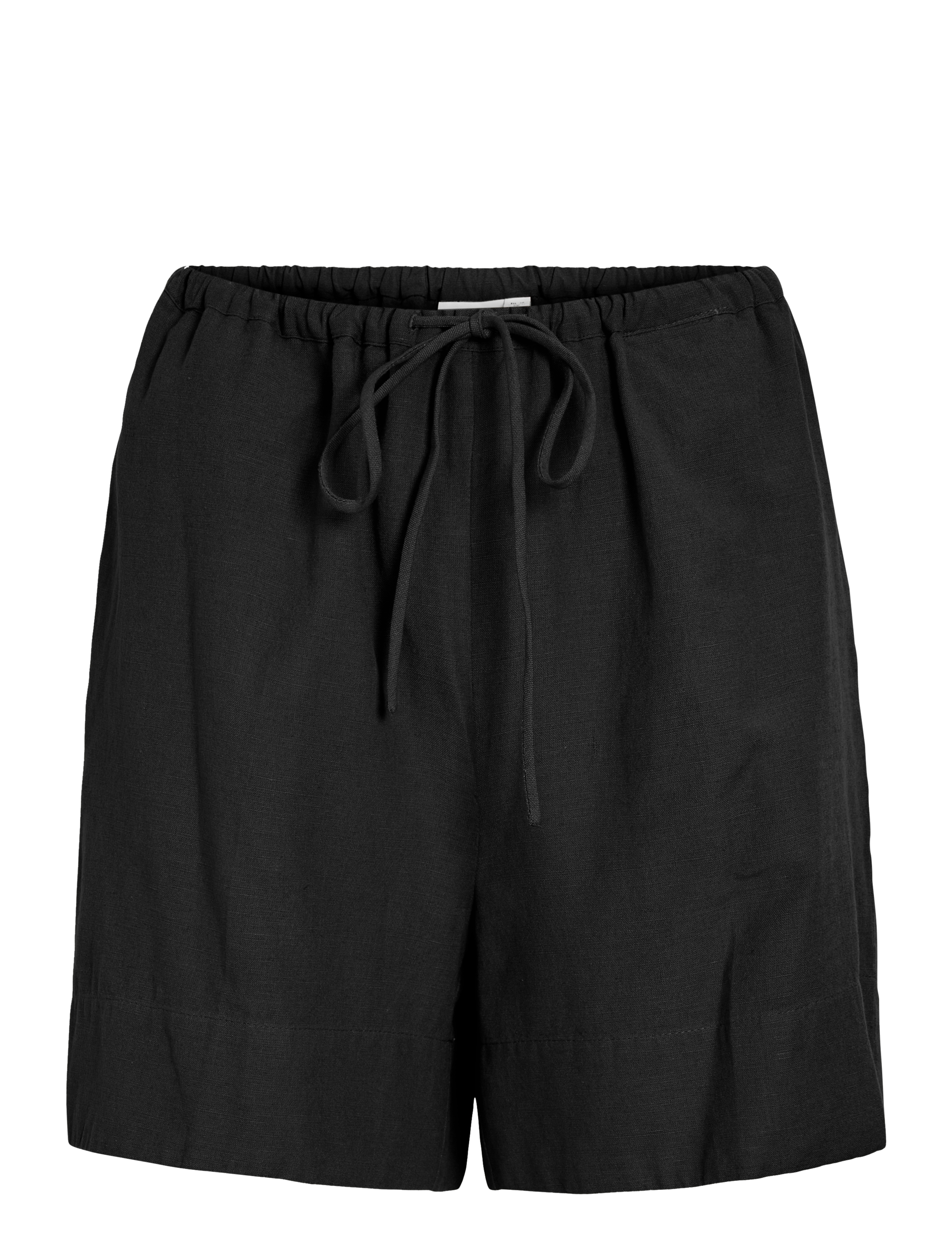 Vila VIPRISILLA RW SHORTS - Shorts - BLACK BEAUTY / black