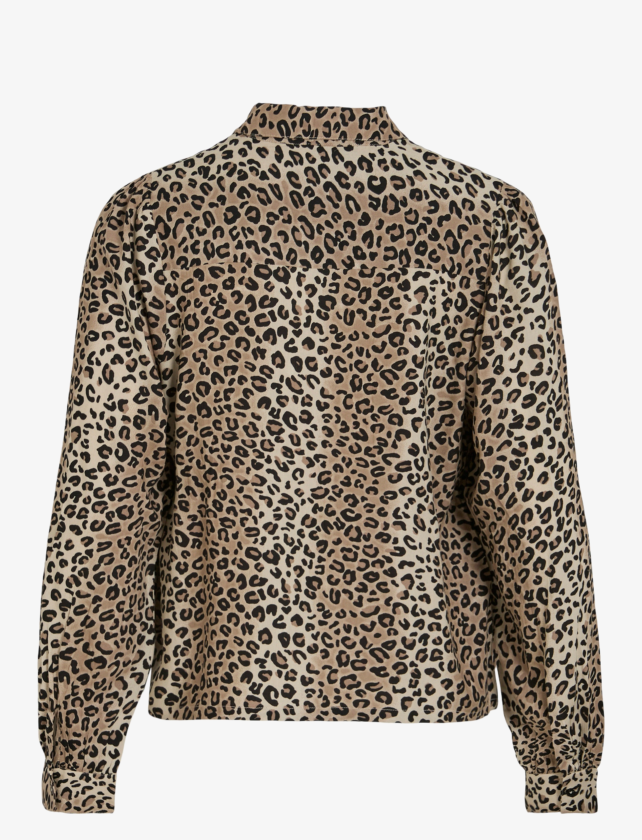 Vila - VIOLINE L/S SHIRT - langärmlige hemden - feather gray - 1