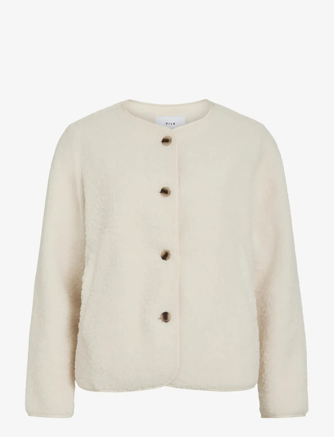 Vila - VIADA TEDDY JACKET - NOOS - herbstjacken - birch - 1