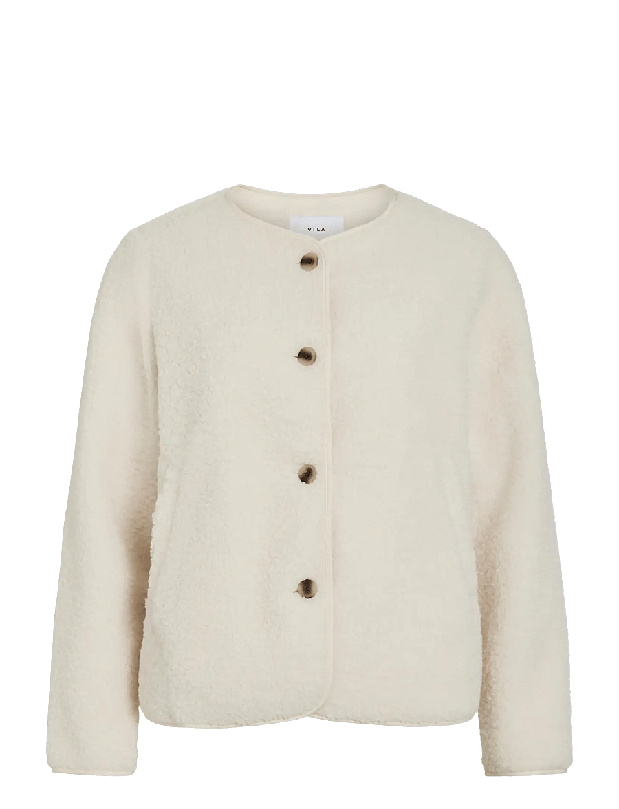 Vila - VIADA TEDDY JACKET - NOOS - forårsjakker - birch - 1