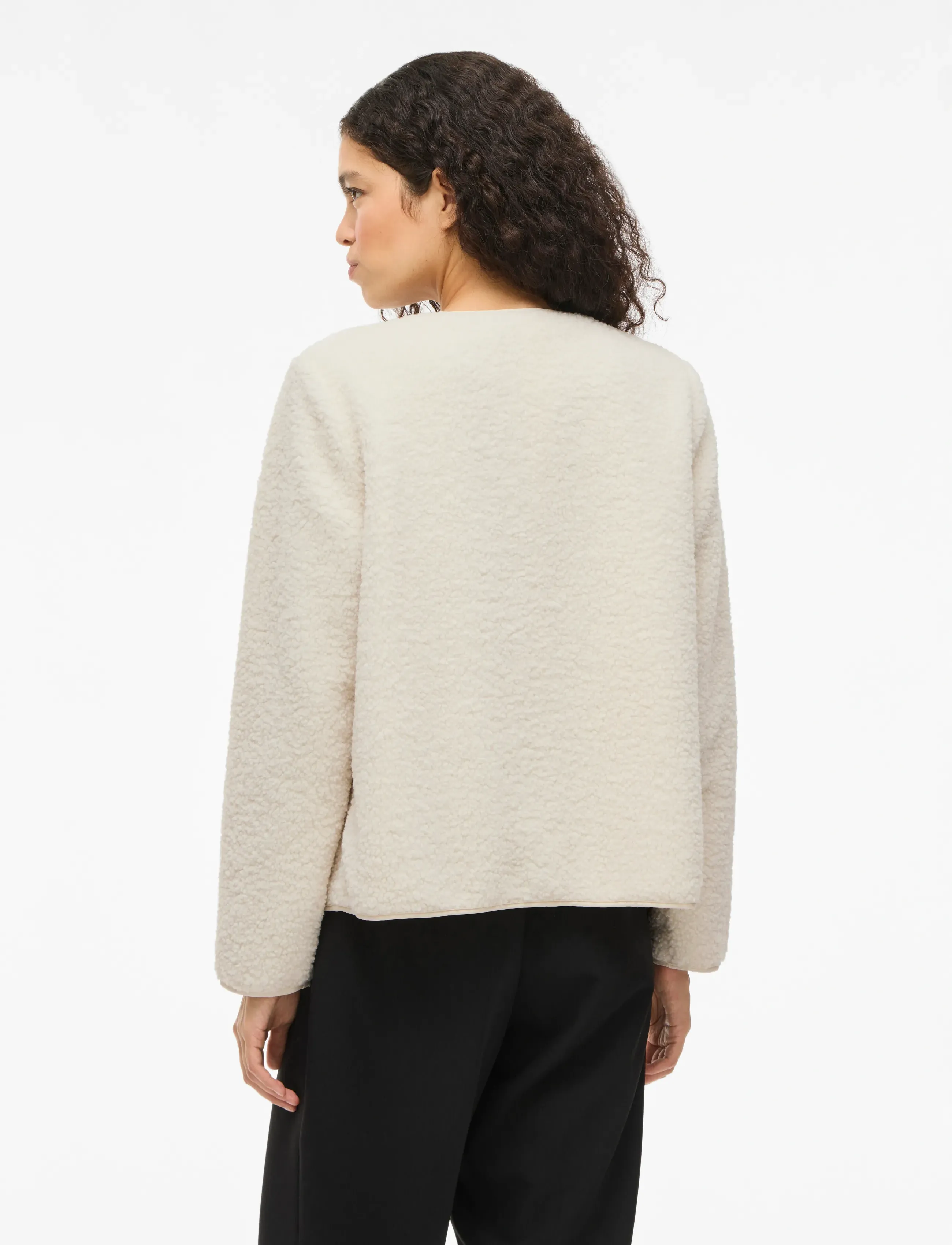 Vila - VIADA TEDDY JACKET - NOOS - forårsjakker - birch - 3