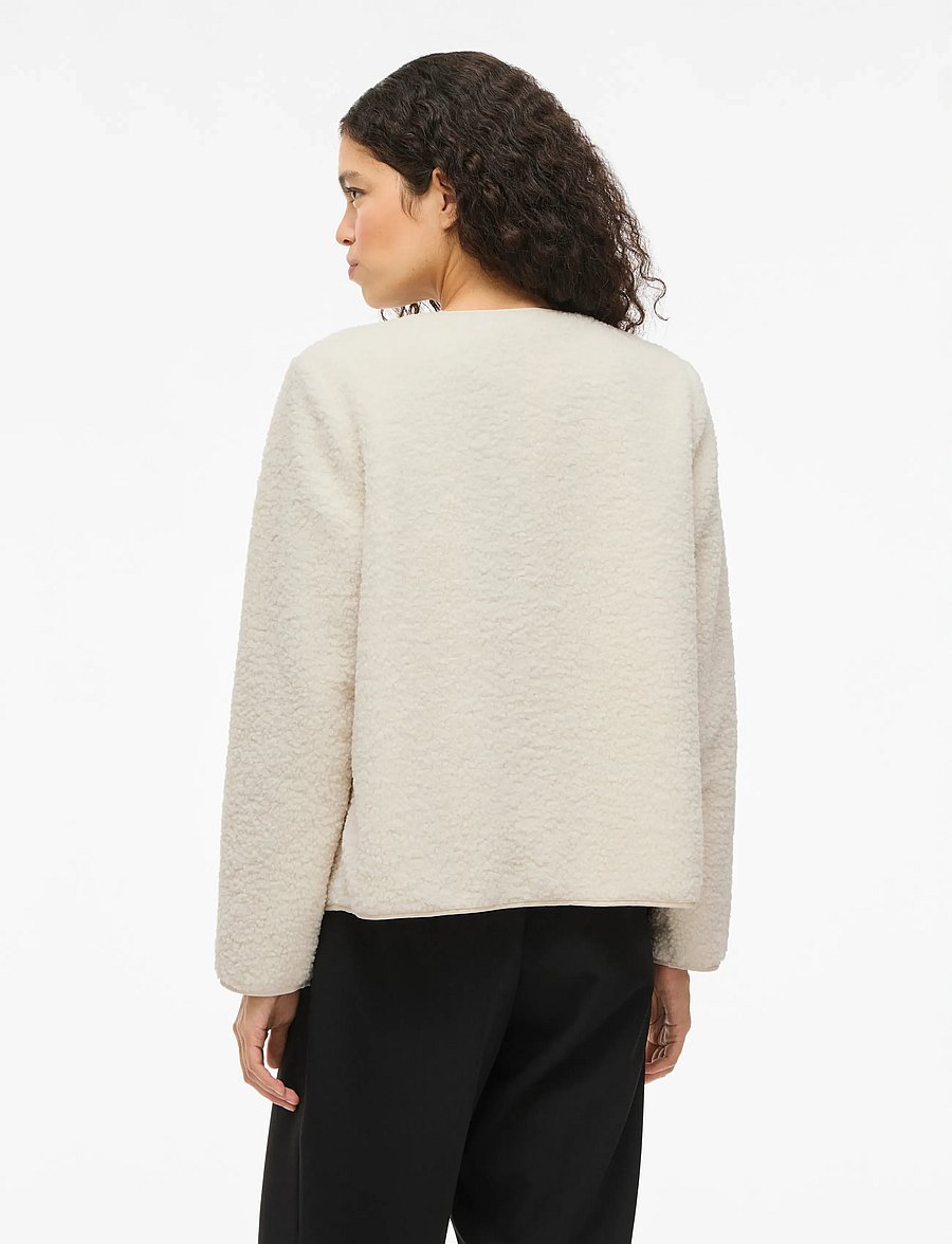 Vila - VIADA TEDDY JACKET - NOOS - forårsjakker - birch - 3
