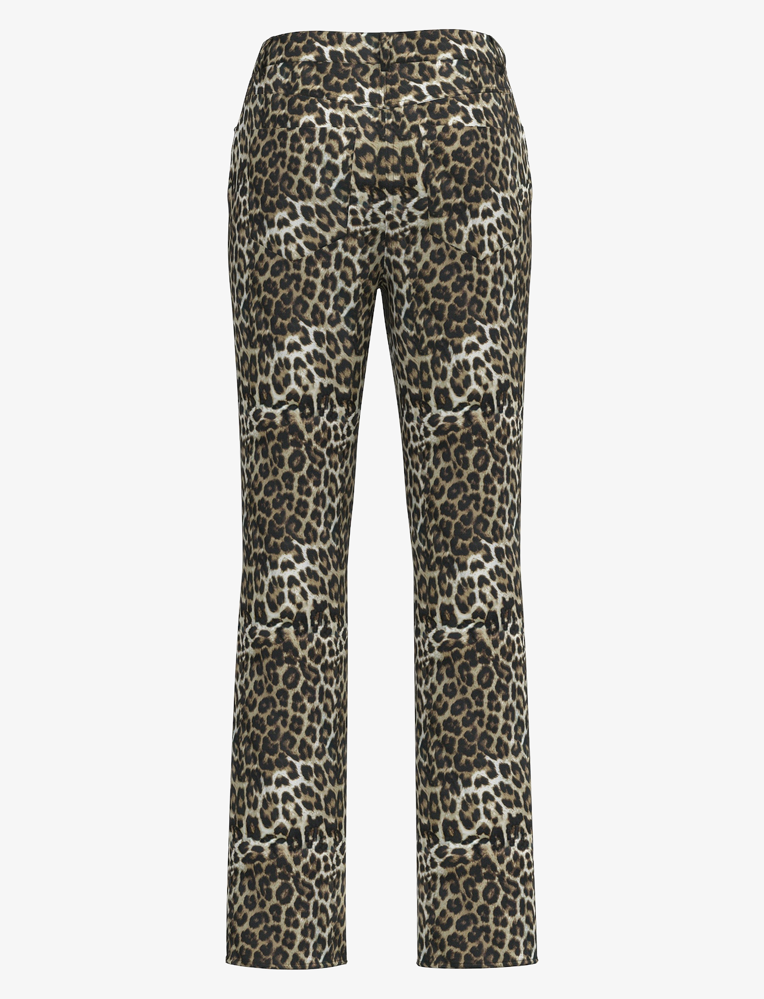 Vila - VIKELLY HW STRAIGHT JEANS LEO/LN - laveste priser - caramel cafÉ - 1