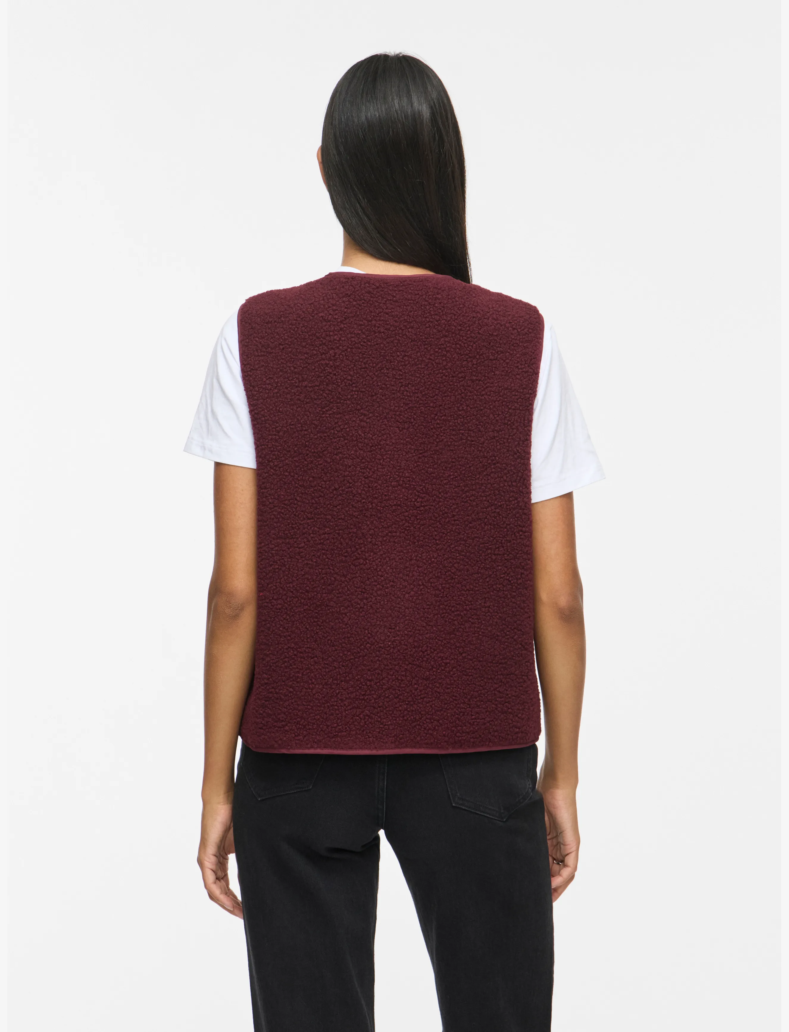 Vila - VIADA TEDDY WAISTCOAT - NOOS - fleece- und teddy-westen - port royale - 3