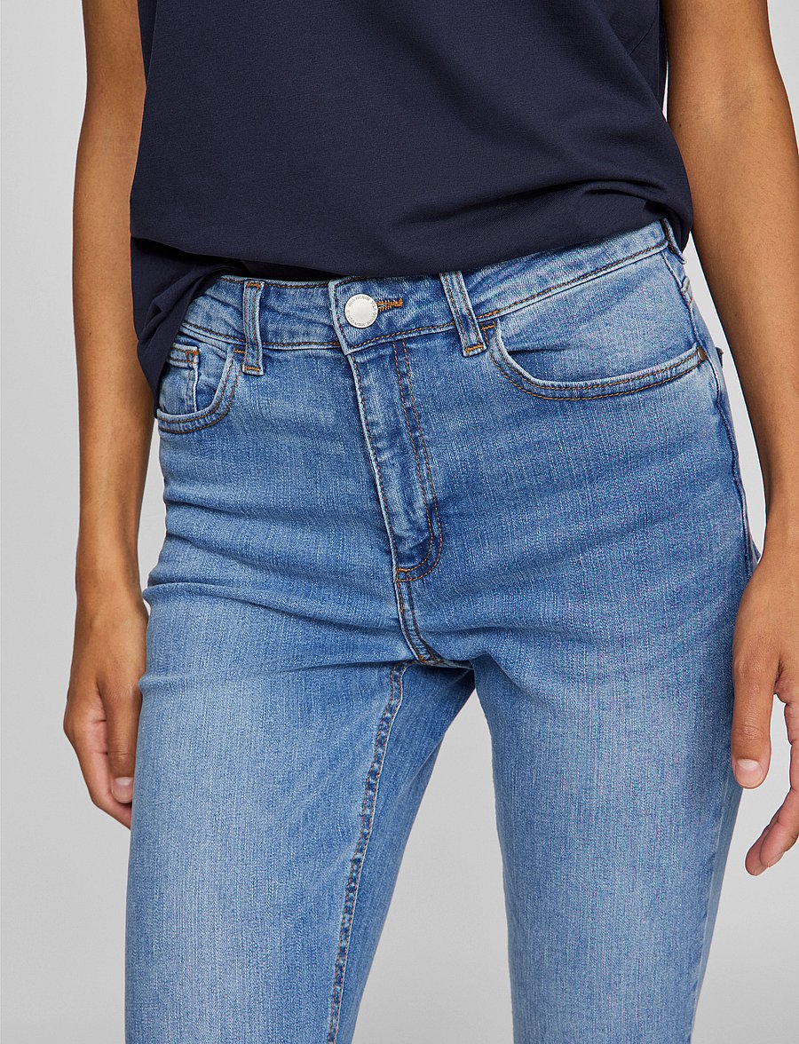Vila - VIBETTY RW FLARED JEANS LBD OSC239-NOOS - utsvängda jeans - light blue denim - 5