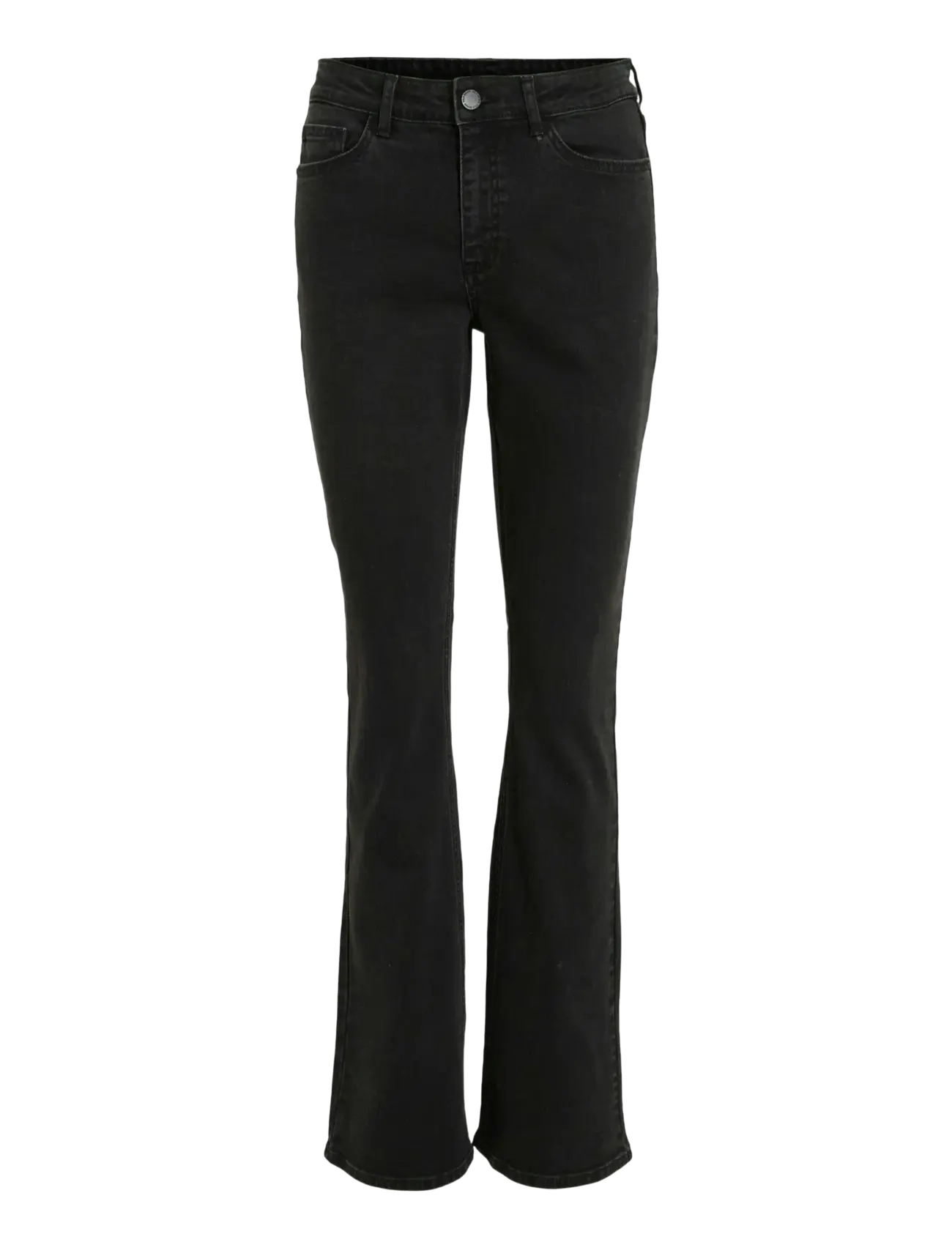VILA Vibetty Rw Flared Jeans Blk Osc221-Noos Schwarz - Mx32 - Damen