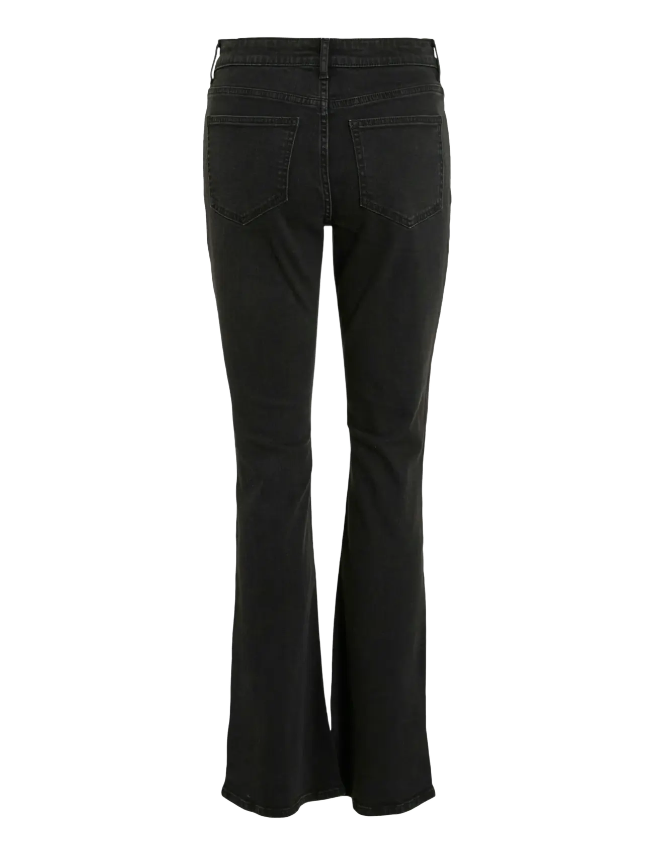 Vila - VIBETTY RW FLARED JEANS BLK OSC221-NOOS - flared jeans - black denim - 2