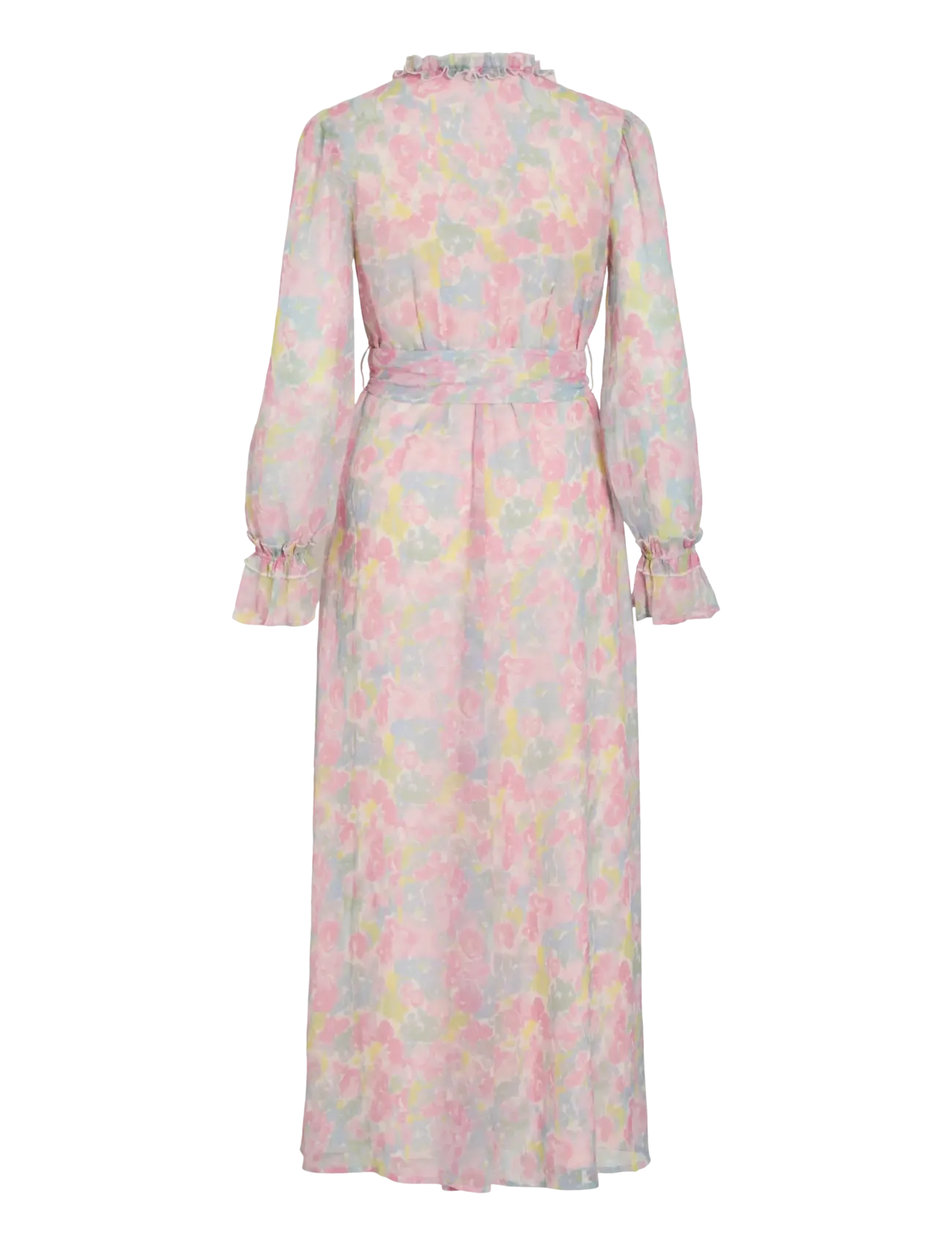 Vila - VIEMMA L/S BELT MAXI DRESS/DC/KA - sommerkjoler - cherry blossom - 2
