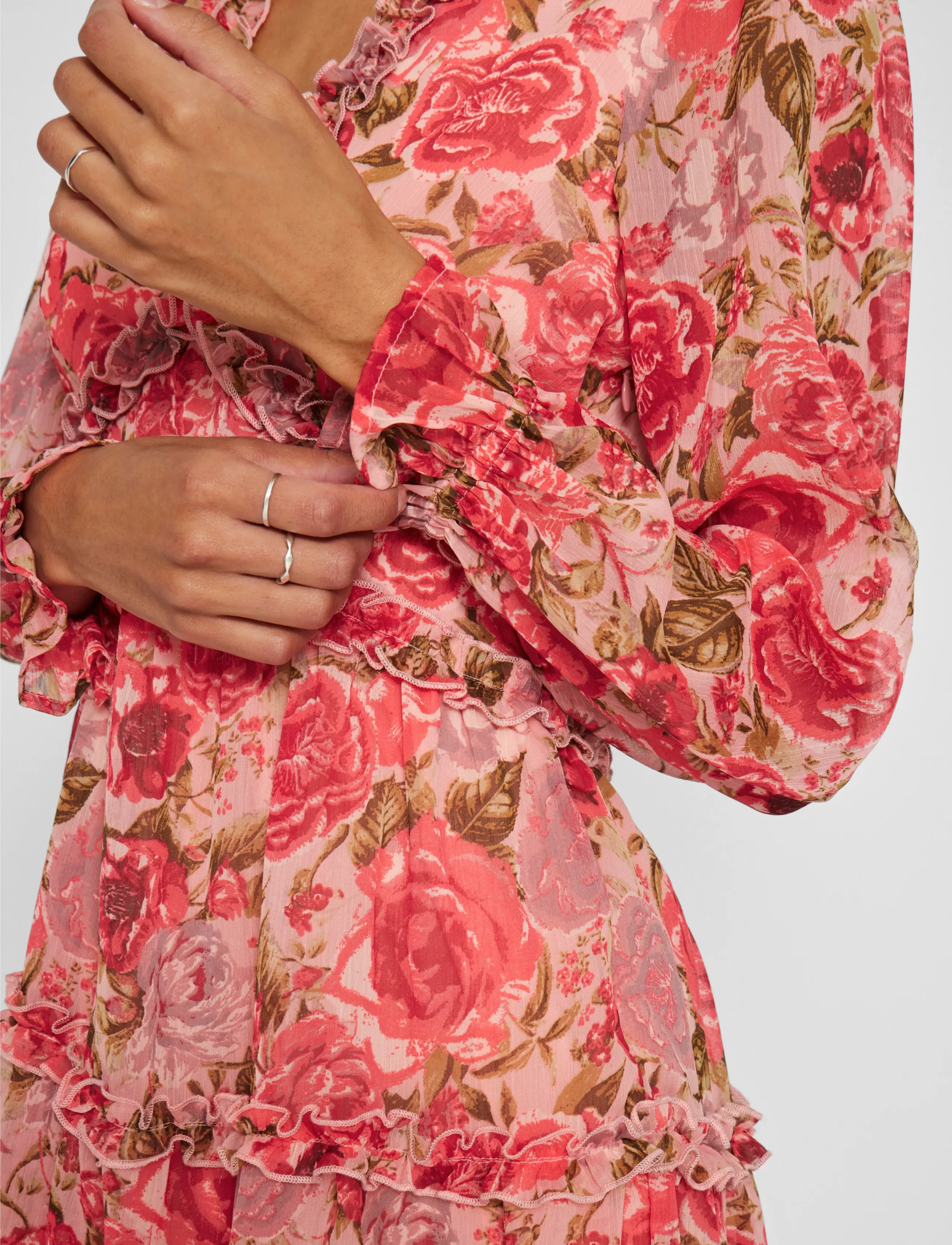 Vila - VIEMSA L/S SHORT DRESS/DC/KA - suvekleidid - dubarry - 5