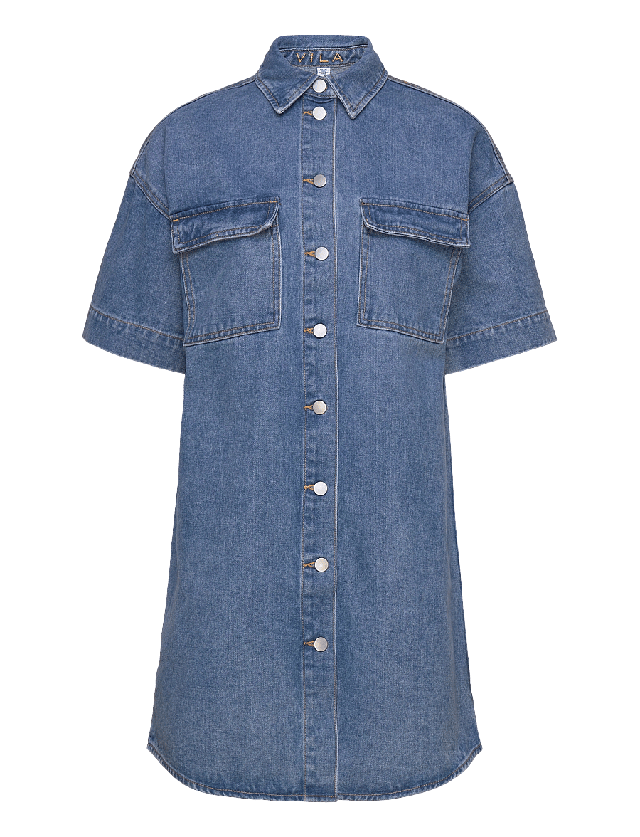 vila denim dress Discover the Viheidi denim dress: your new companion for summer adventures. #vilaofficial
