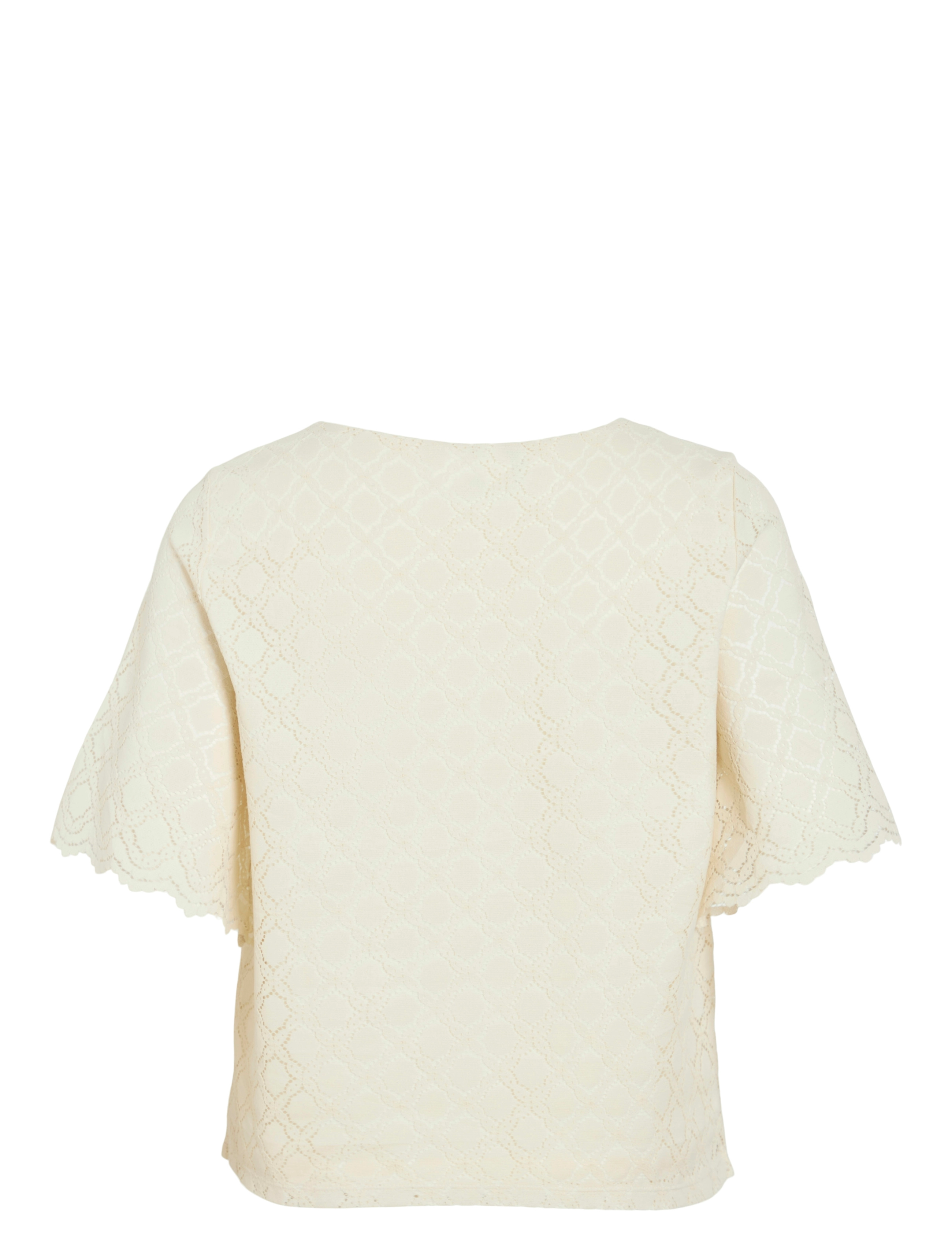 Vila - VIMIRNA O-NECK 2/4 TOP - birch - 2