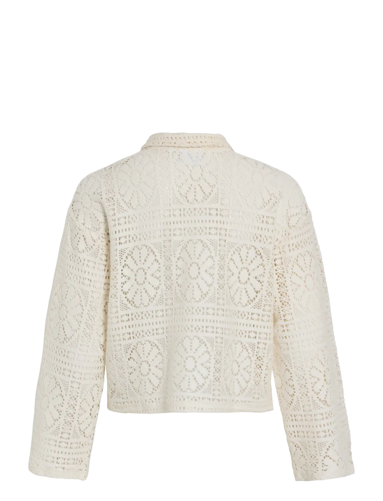 Vila - VIMERINDA CROCHET L/S SHIRT - NOOS - chemises à manches longues - birch - 2