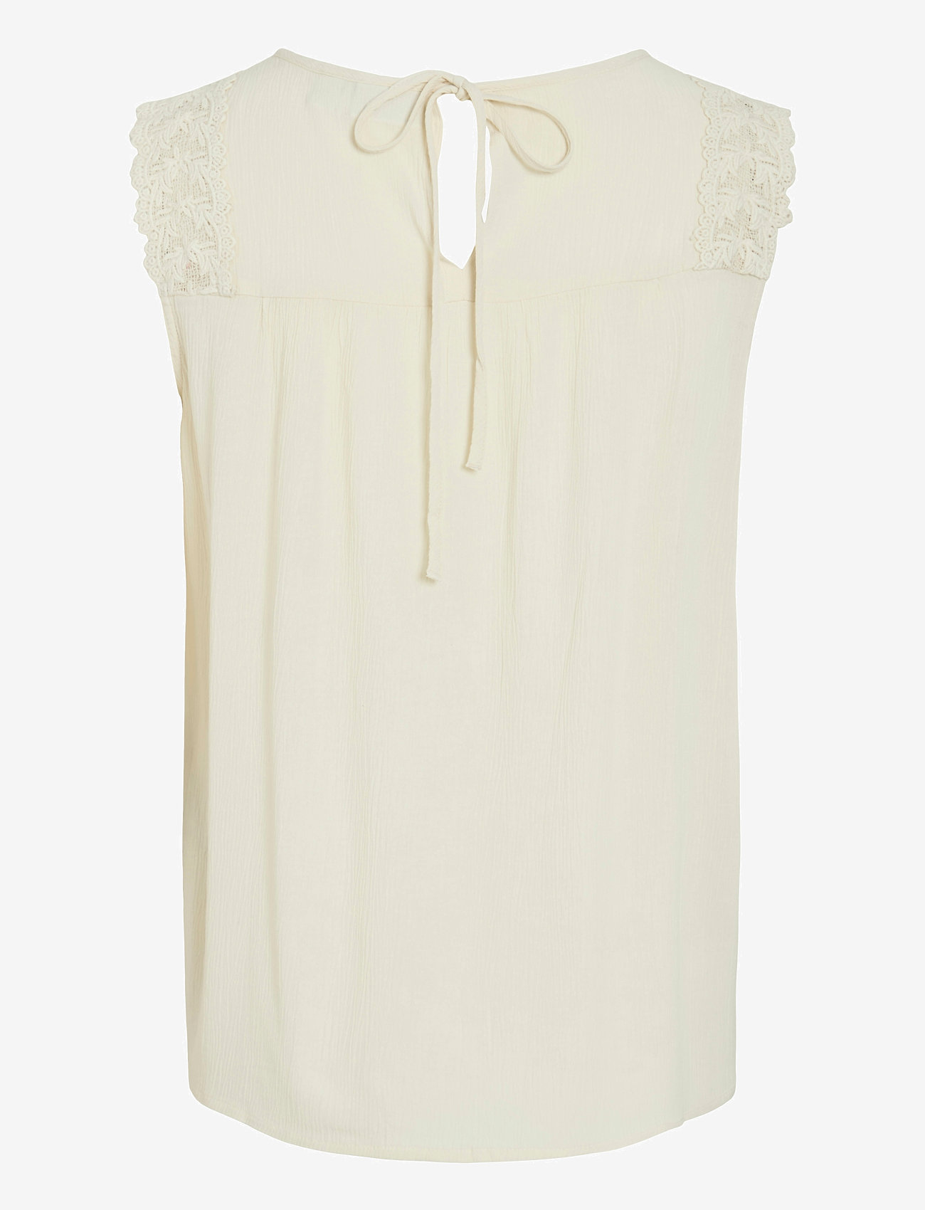 Vila - VIPERNILLU O-NECK TOP - tanktops - birch - 2