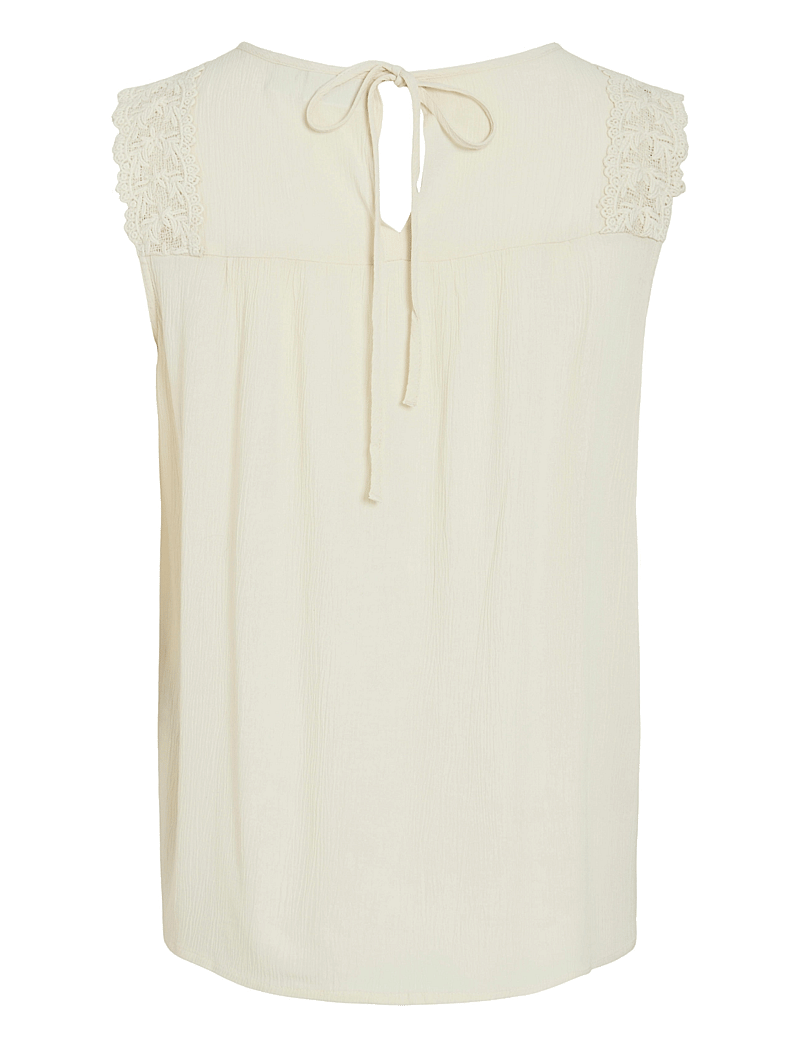 Vila - VIPERNILLU O-NECK TOP - Ärmellose tops - birch - 1