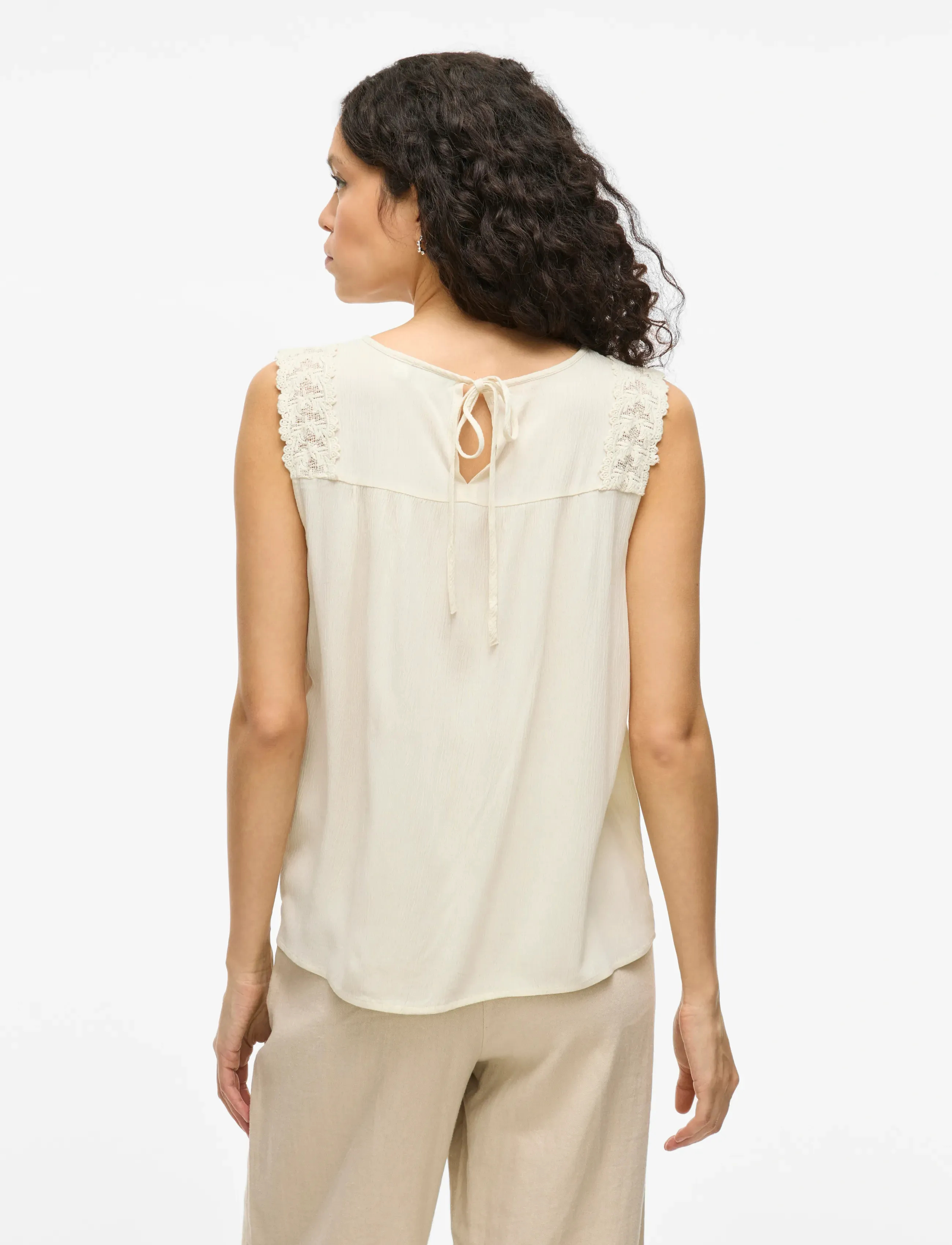 Vila - VIPERNILLU O-NECK TOP - birch - 3