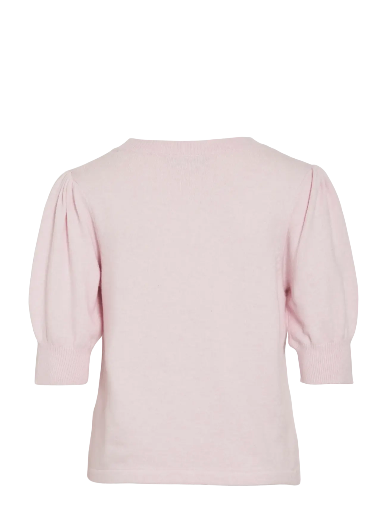Vila - VIRIL 2/4 SLEEVE O-NECK KNIT TOP - NOOS - striktrøjer - cherry blossom - 2