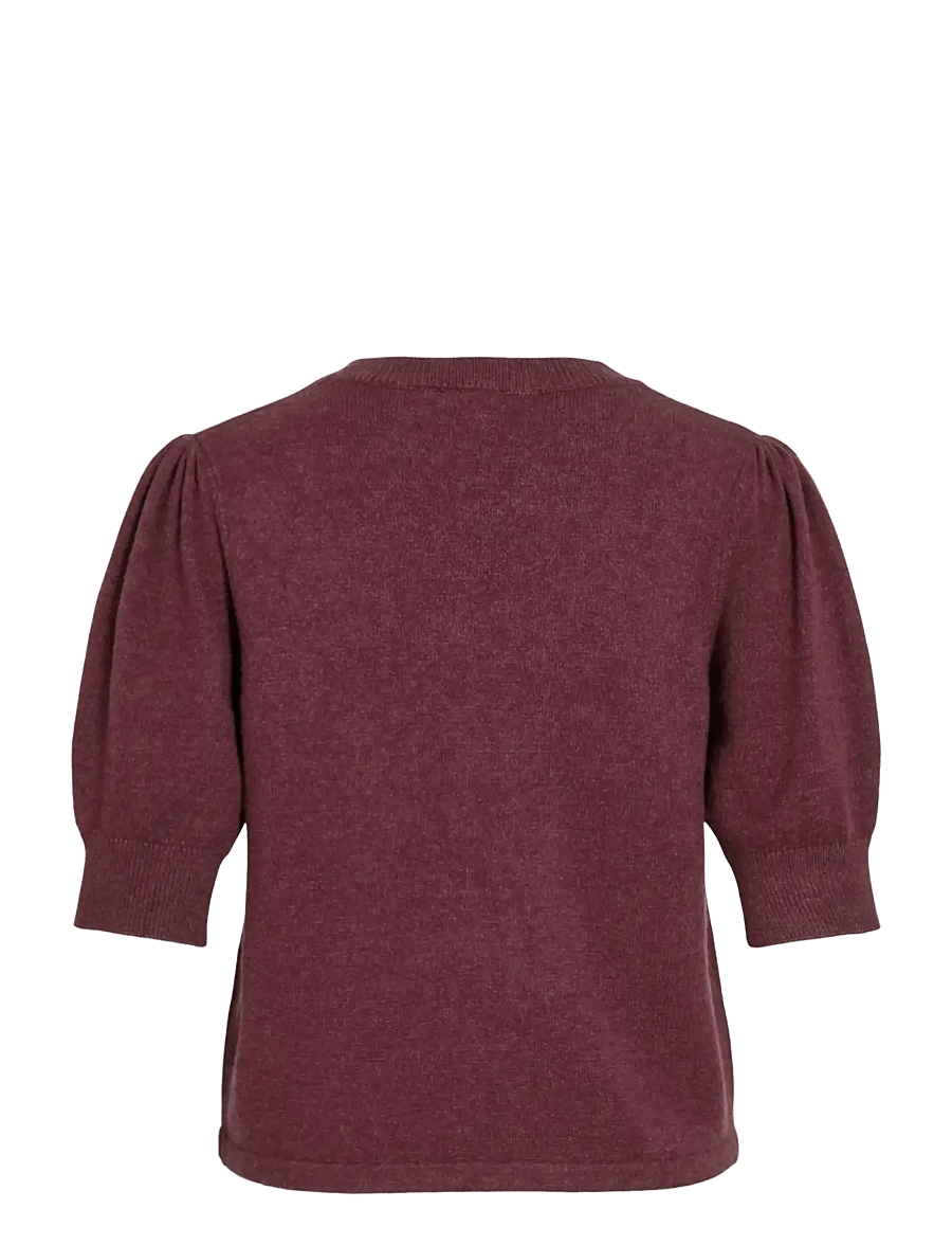 Vila - VIRIL 2/4 SLEEVE O-NECK KNIT TOP - NOOS - pullover - fig - 2