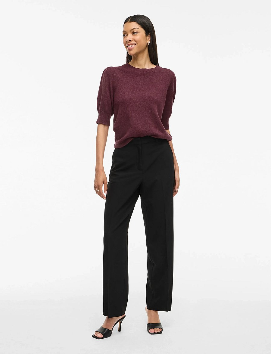 Vila - VIRIL 2/4 SLEEVE O-NECK KNIT TOP - NOOS - pullover - fig - 4