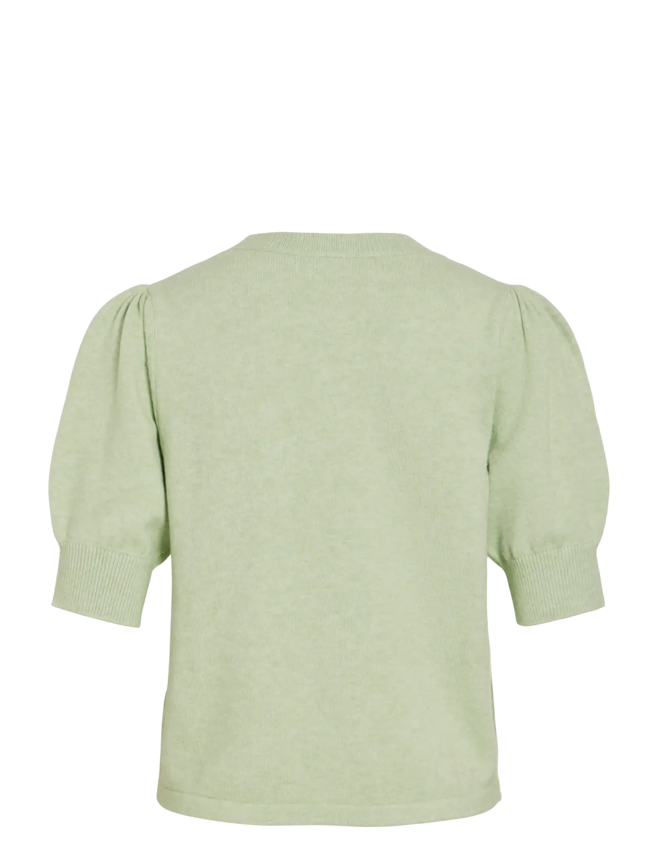 Vila - VIRIL 2/4 SLEEVE O-NECK KNIT TOP - NOOS - striktrøjer - smoke green - 2