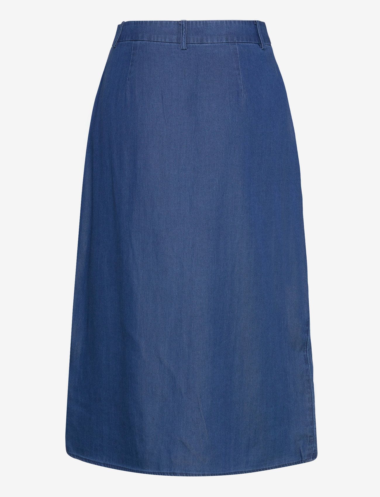 Vila - VIBISTA MIDI SKIRT - midi skirts - dark blue denim - 1