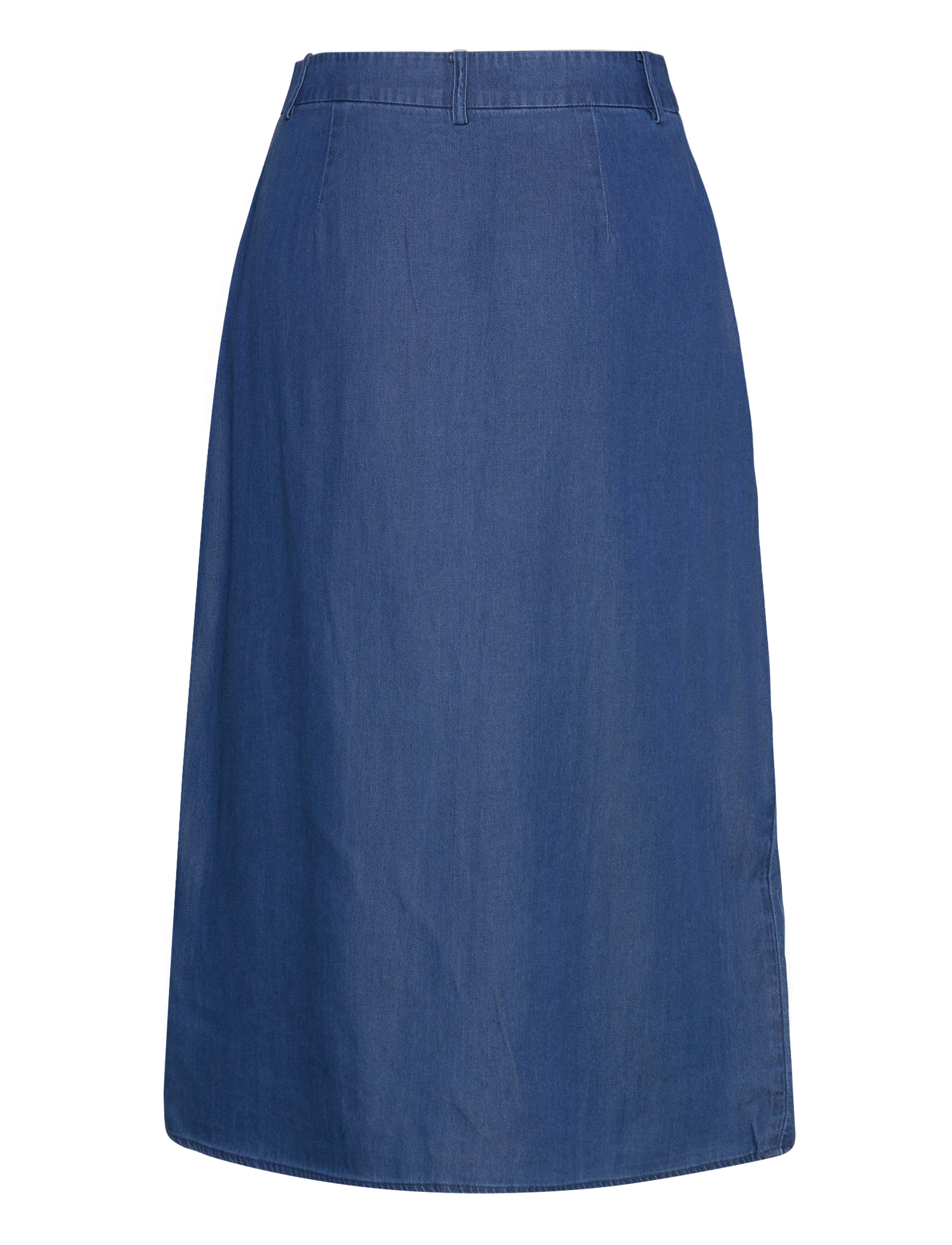 Vila - VIBISTA MIDI SKIRT - dark blue denim - 1