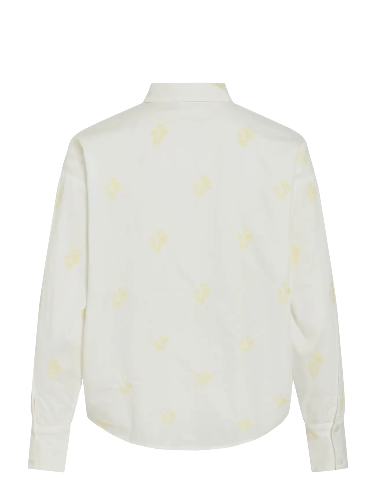 Vila - VIHOLMA EMBRODIERY L/S LOOSE SHIRT/1 - langærmede skjorter - snow white - 2
