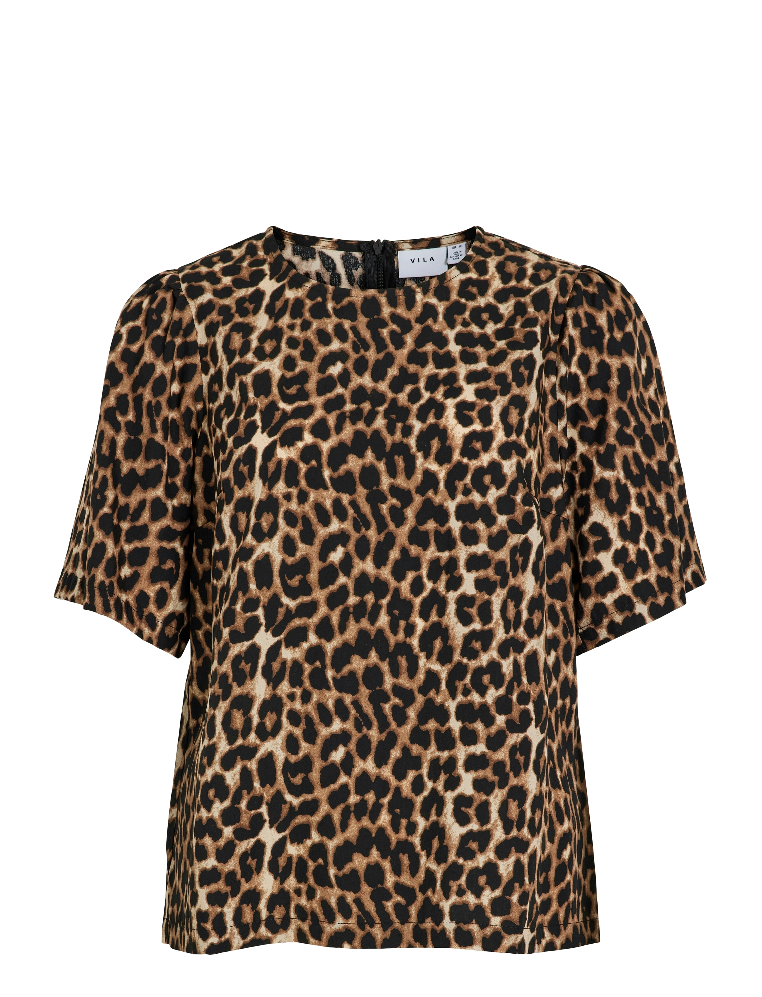 VILA Viliopana Lio O-Neck 2/4 Oberteil/Pr Patterned - 34 - Damen