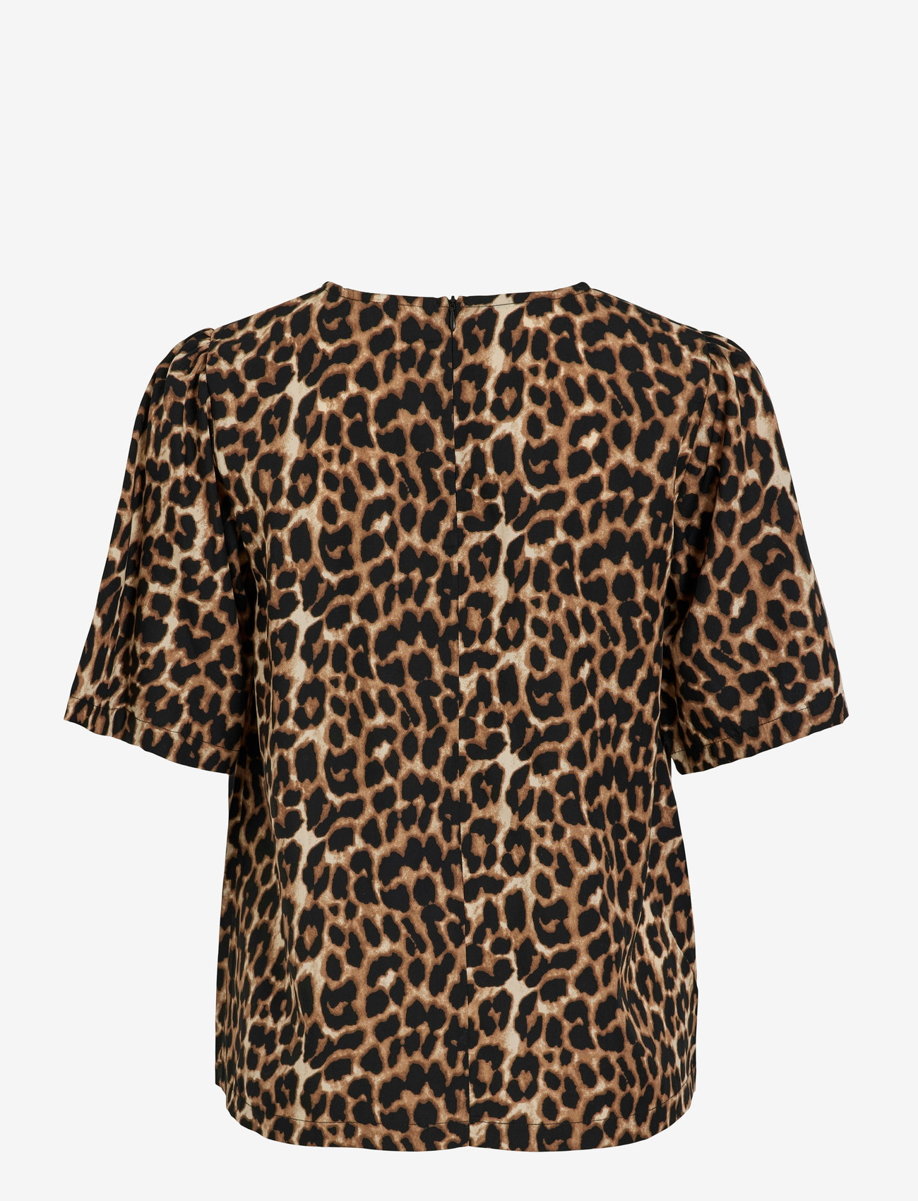 Vila - VILIOPANA LIO O-NECK 2/4 TOP/PR - kurzämlige blusen - brazzilian sand - 2