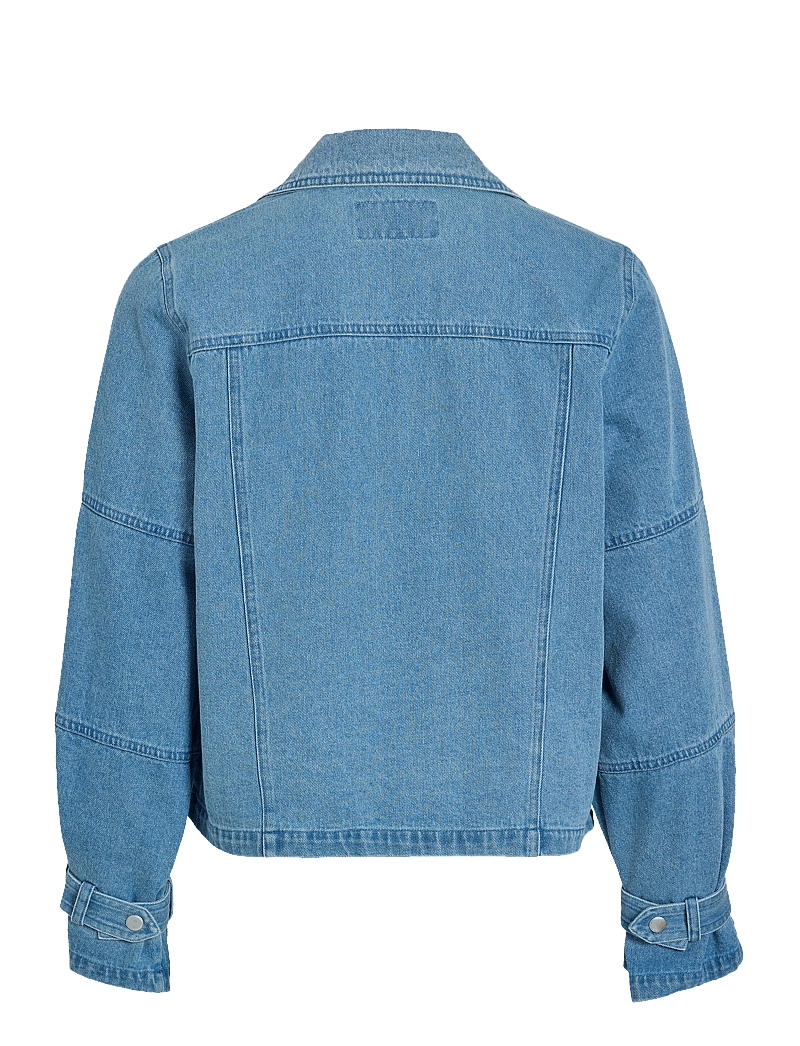 Vila - VIVIKEA DENIM TRENCHCOAT JACKET - vårjackor - light blue denim - 1
