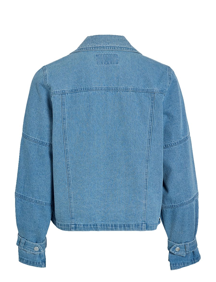 Vila - VIVIKEA DENIM TRENCHCOAT JACKET - light blue denim - 2