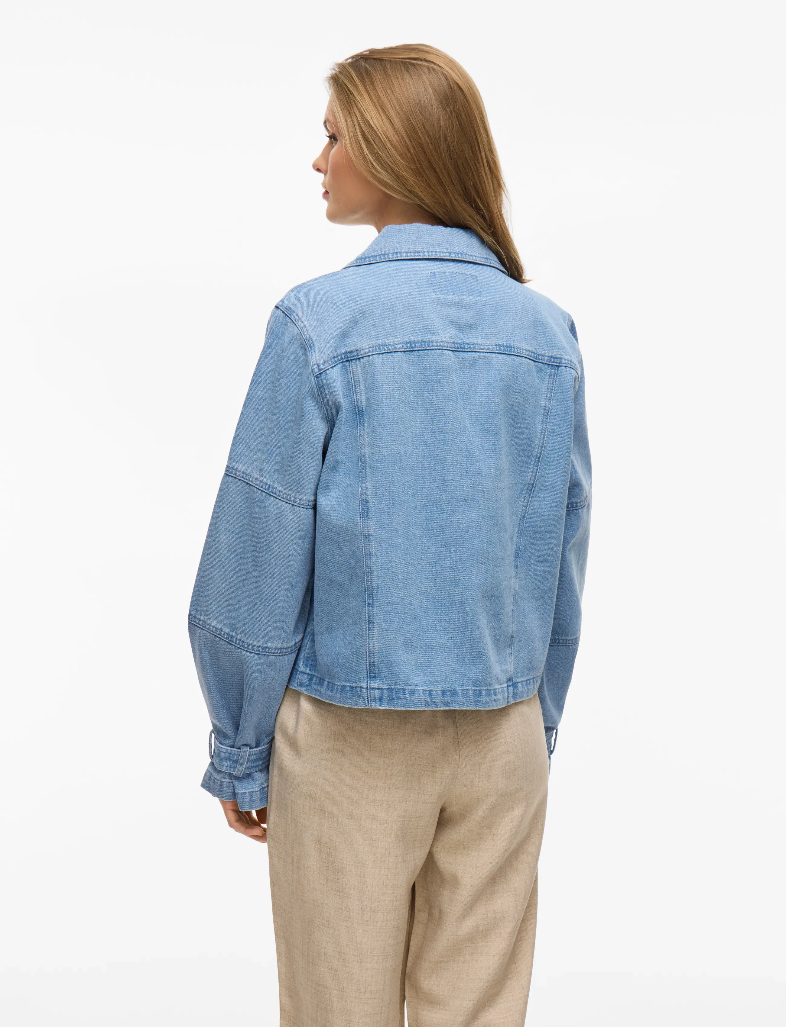Vila - VIVIKEA DENIM TRENCHCOAT JACKET - light blue denim - 3