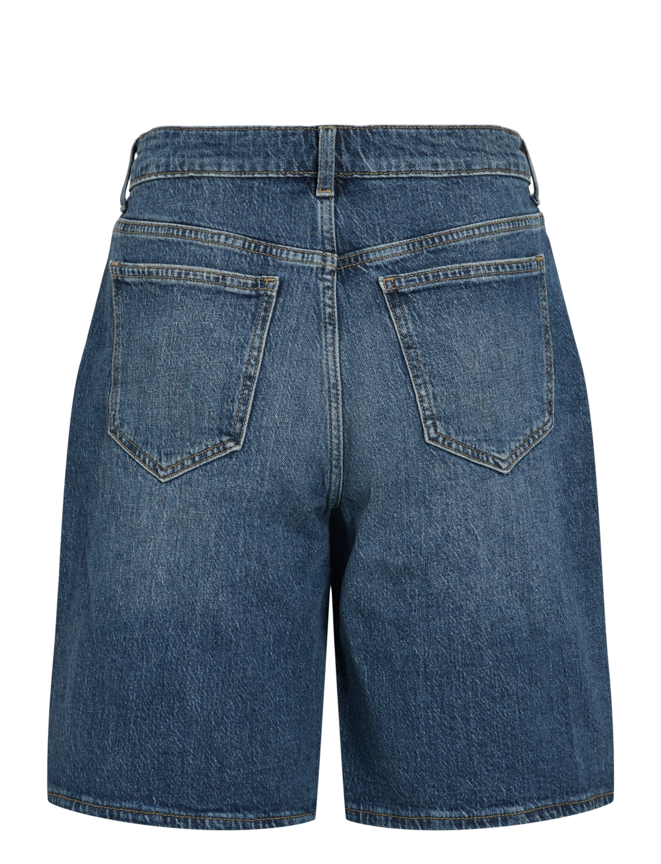 Vila - VIJAF RW BERMUDA SHORTS MBD/BFS - medium blue denim - 2