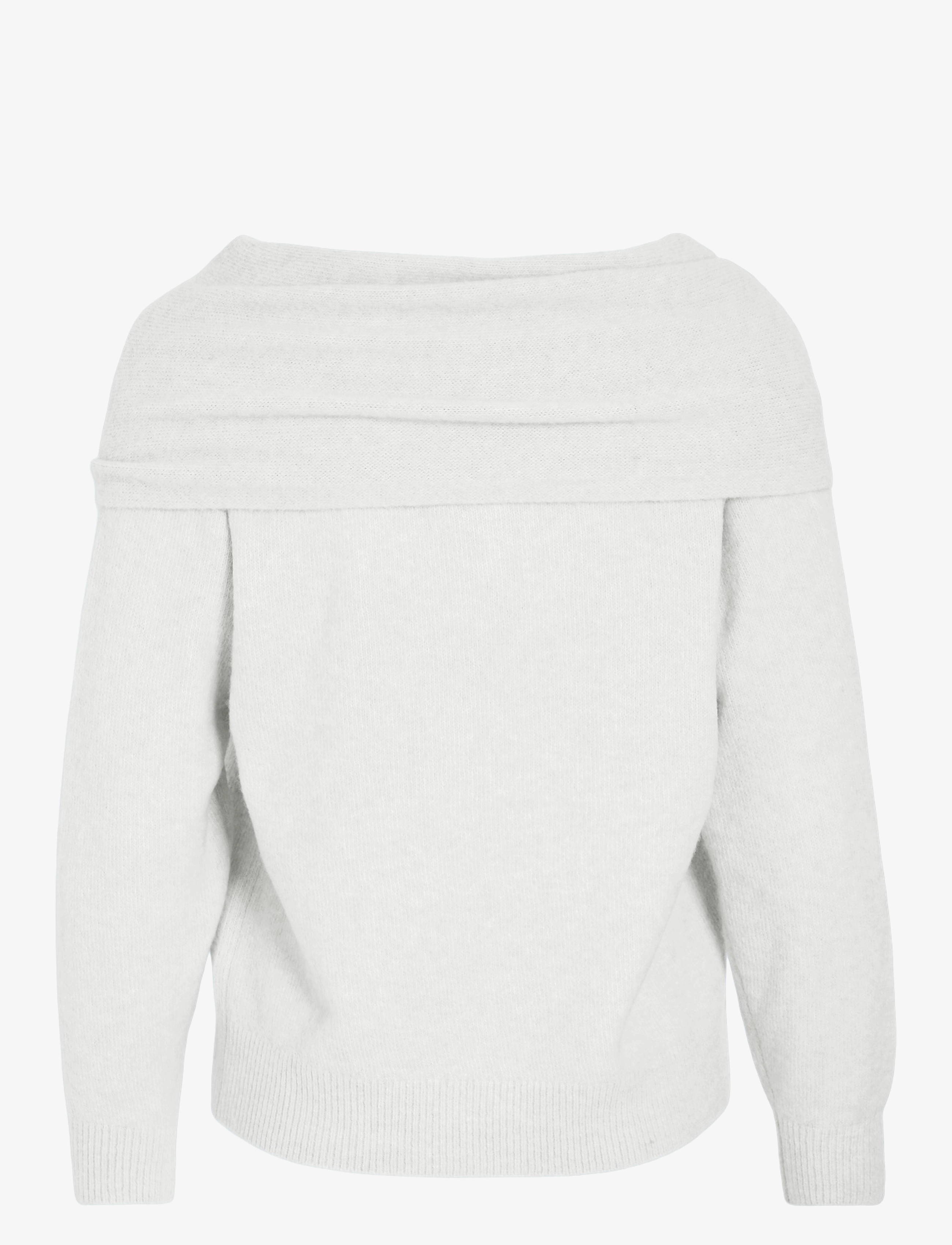 Vila - VIKENYA L/S OFF SHOULDER KNIT TOP/KA - cloud dancer - 2