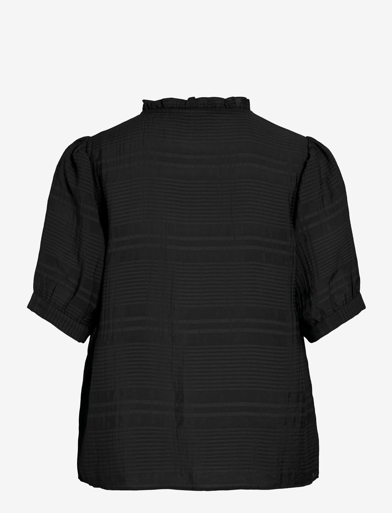 Vila - VIJILALA 2/4 SHIRT - palaidinės trumpomis rankovėmis - black beauty - 1