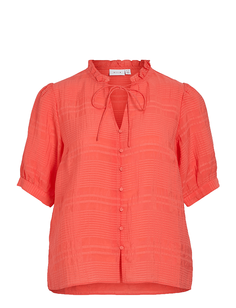 Vila - VIJILALA 2/4 SHIRT - kortärmade blusar - dubarry - 0