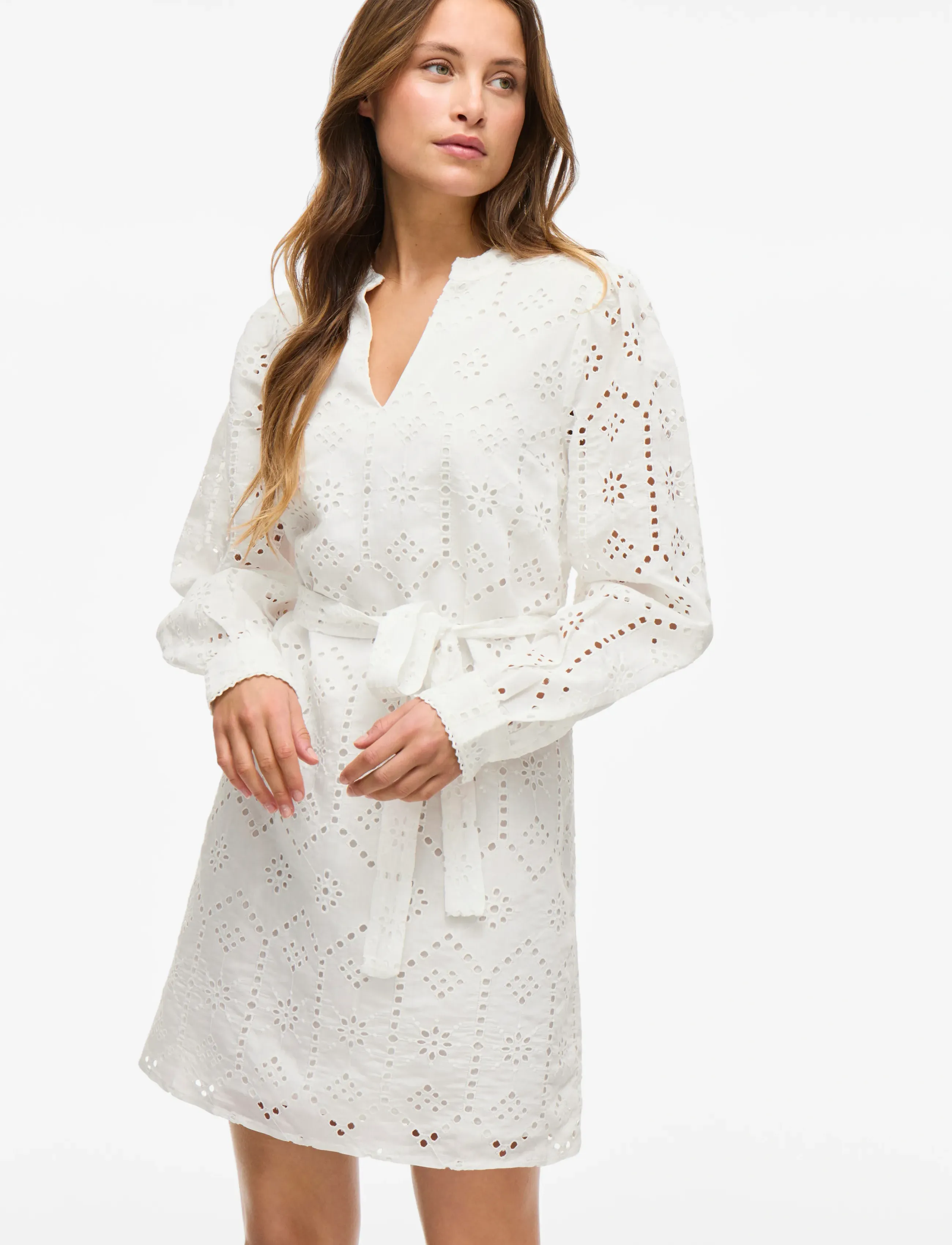 VILA Visine L/S Short Dress korta klänningar dam – bild 6