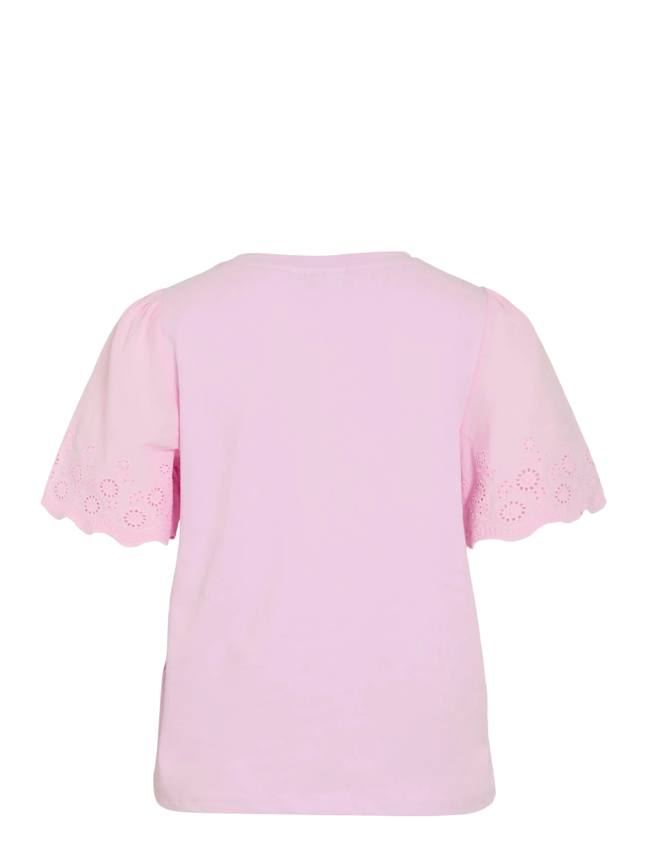 Vila - VICELIANA O-NECK S/S TOP - blouses met korte mouwen - winsome orchid - 2