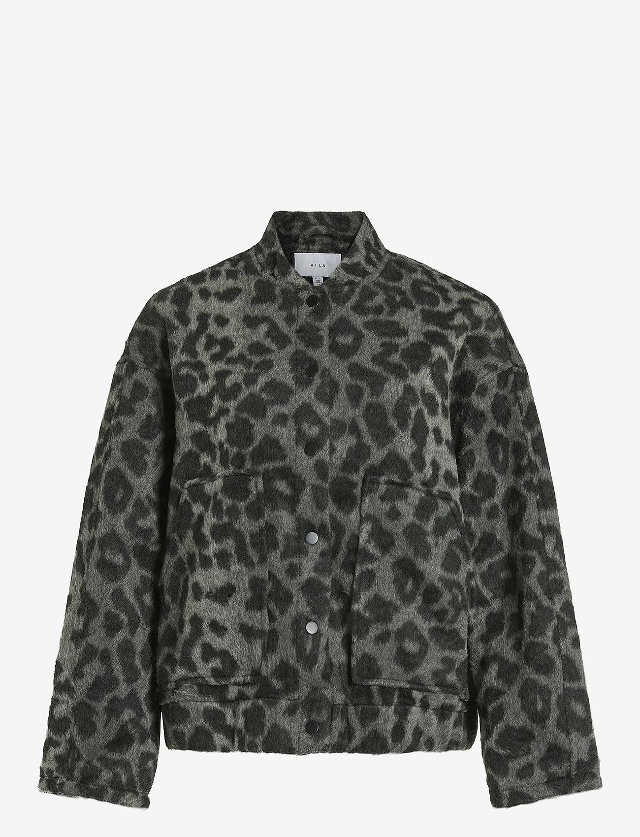 Vila - VIKOSA BOMBER JACKET /1 - kevadjakid - dark grey - 0