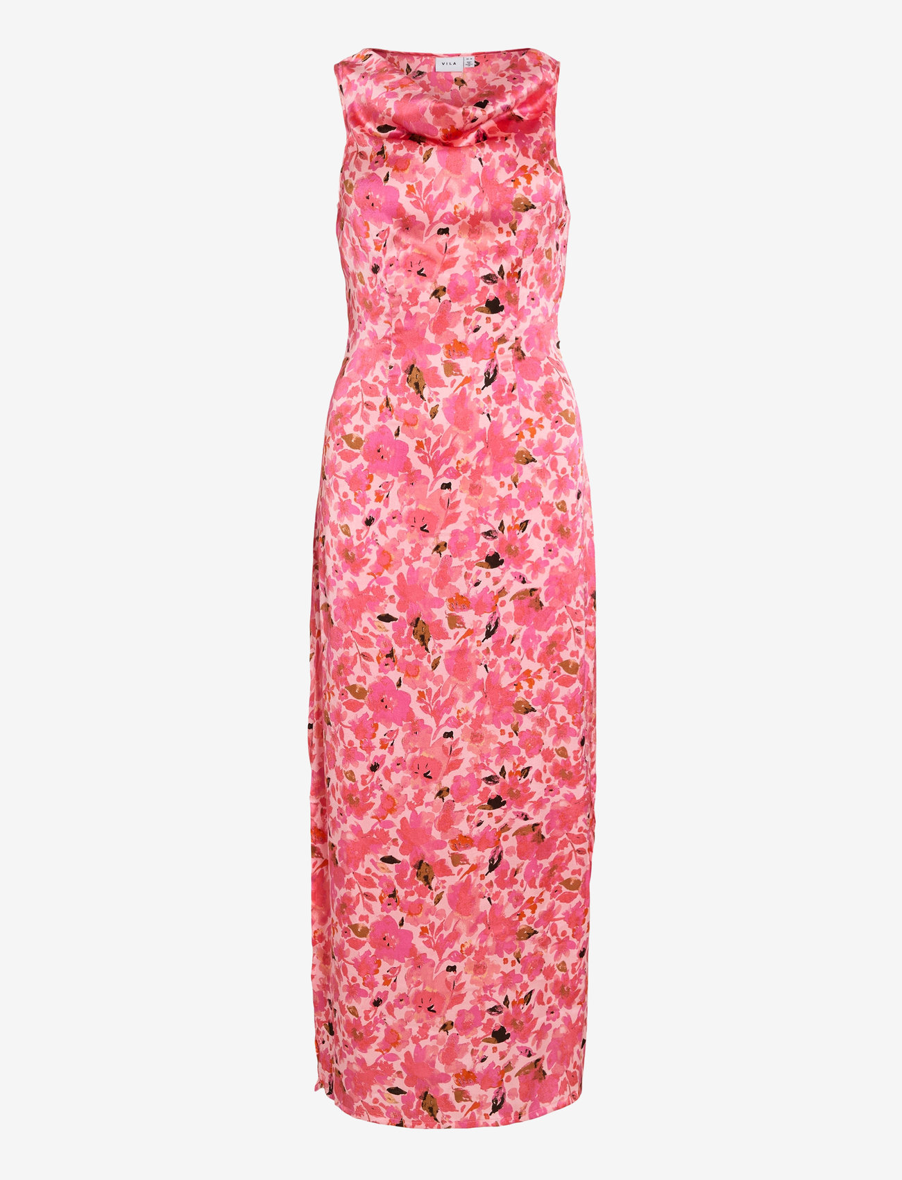 Vila - VIANITA S/L WATERFALL ANKLE DRESS/DC/KA - sommerkjoler - dubarry - 1